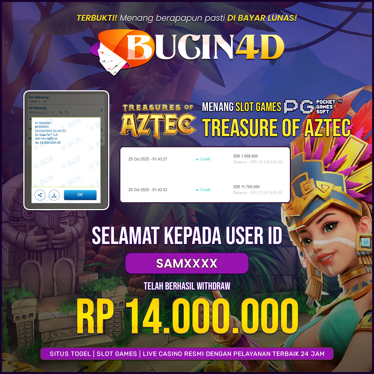 BUKTI JP SLOT PG SOFT