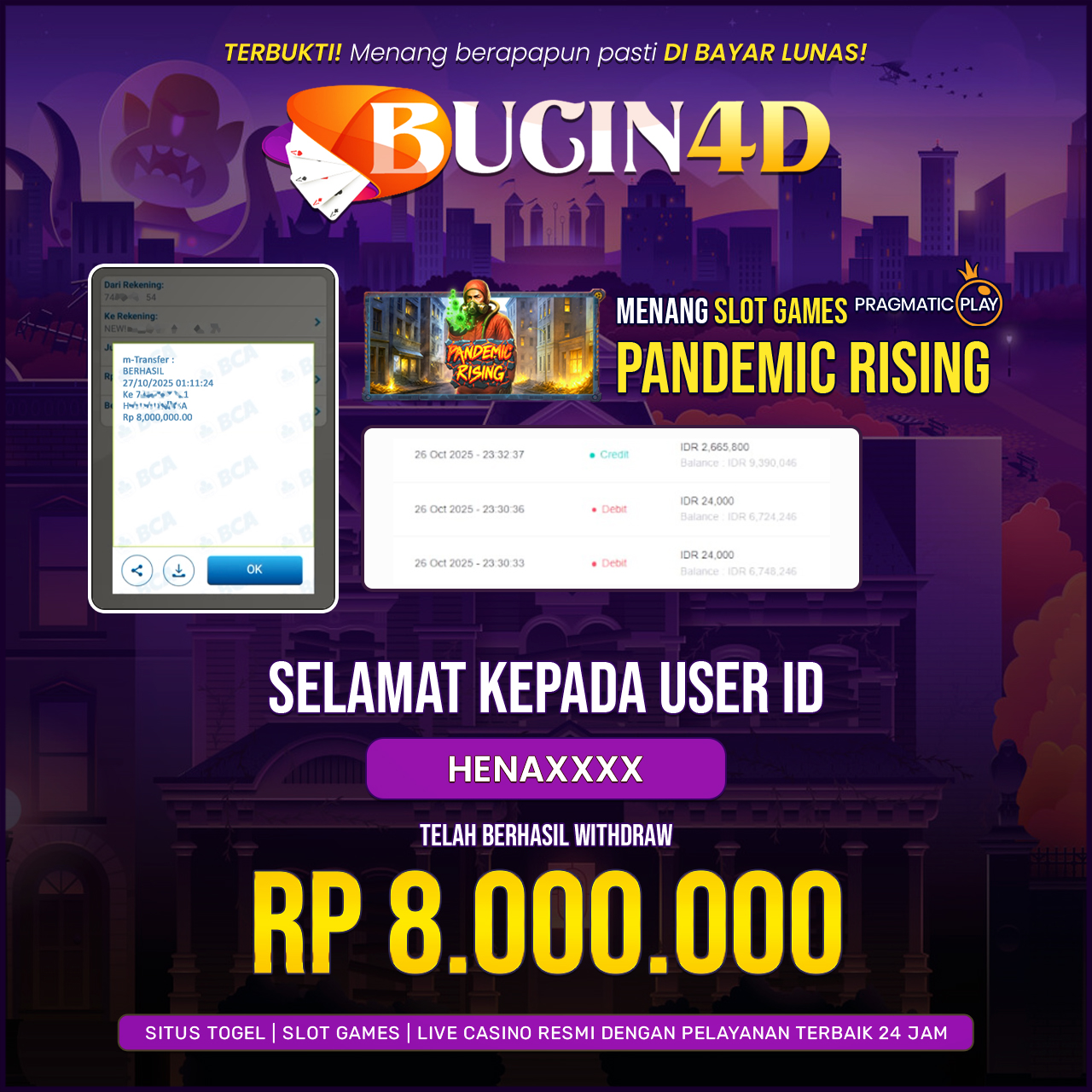 BUKTI JP SLOT PRAGMATIC PLAY