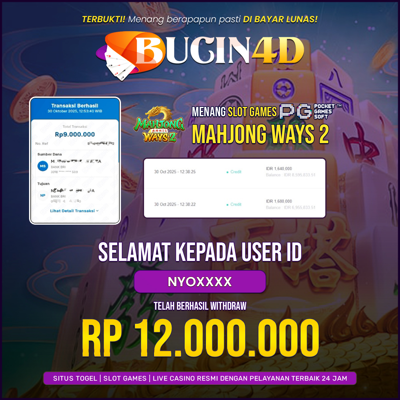 BUKTI JP SLOT PG SOFT