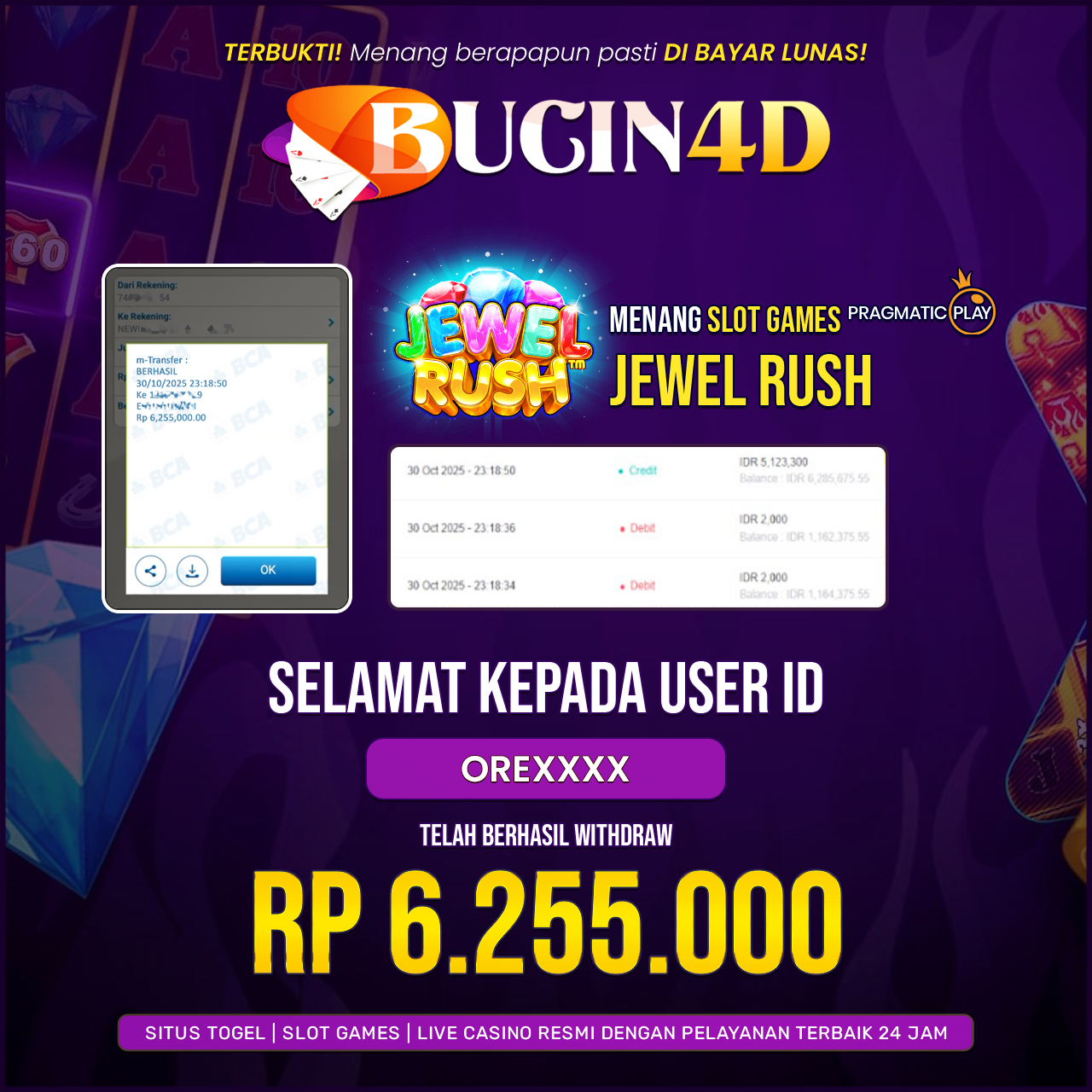 BUKTI JP SLOT PRAGMATIC PLAY