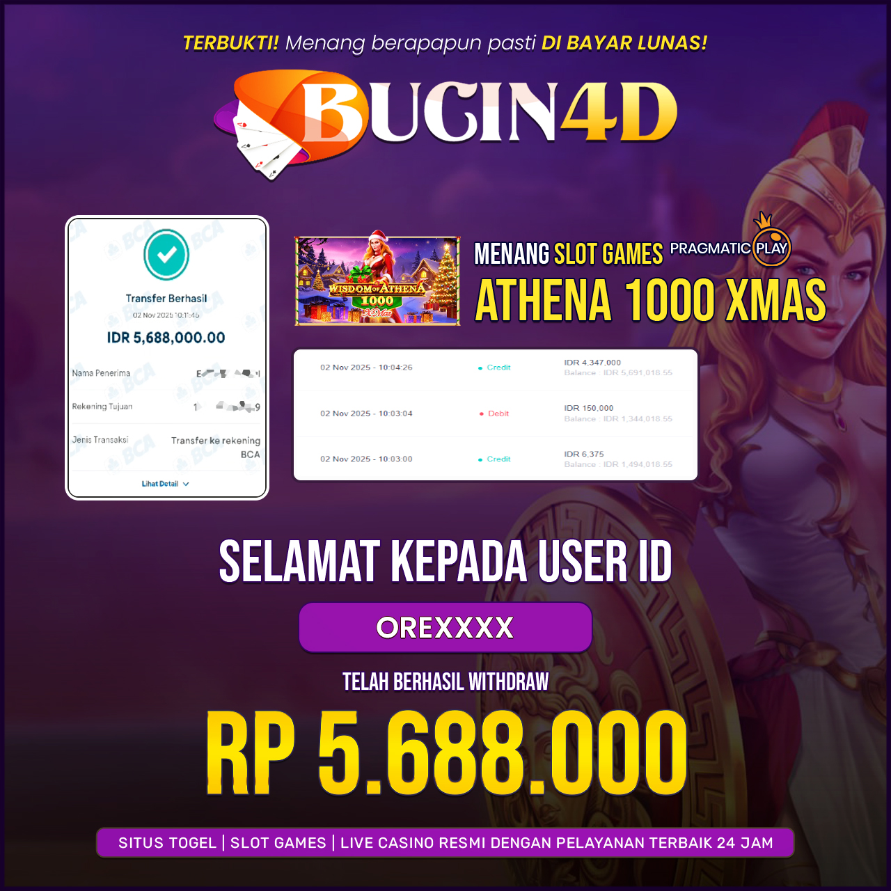 BUKTI JP SLOT PRAGMATIC PLAY