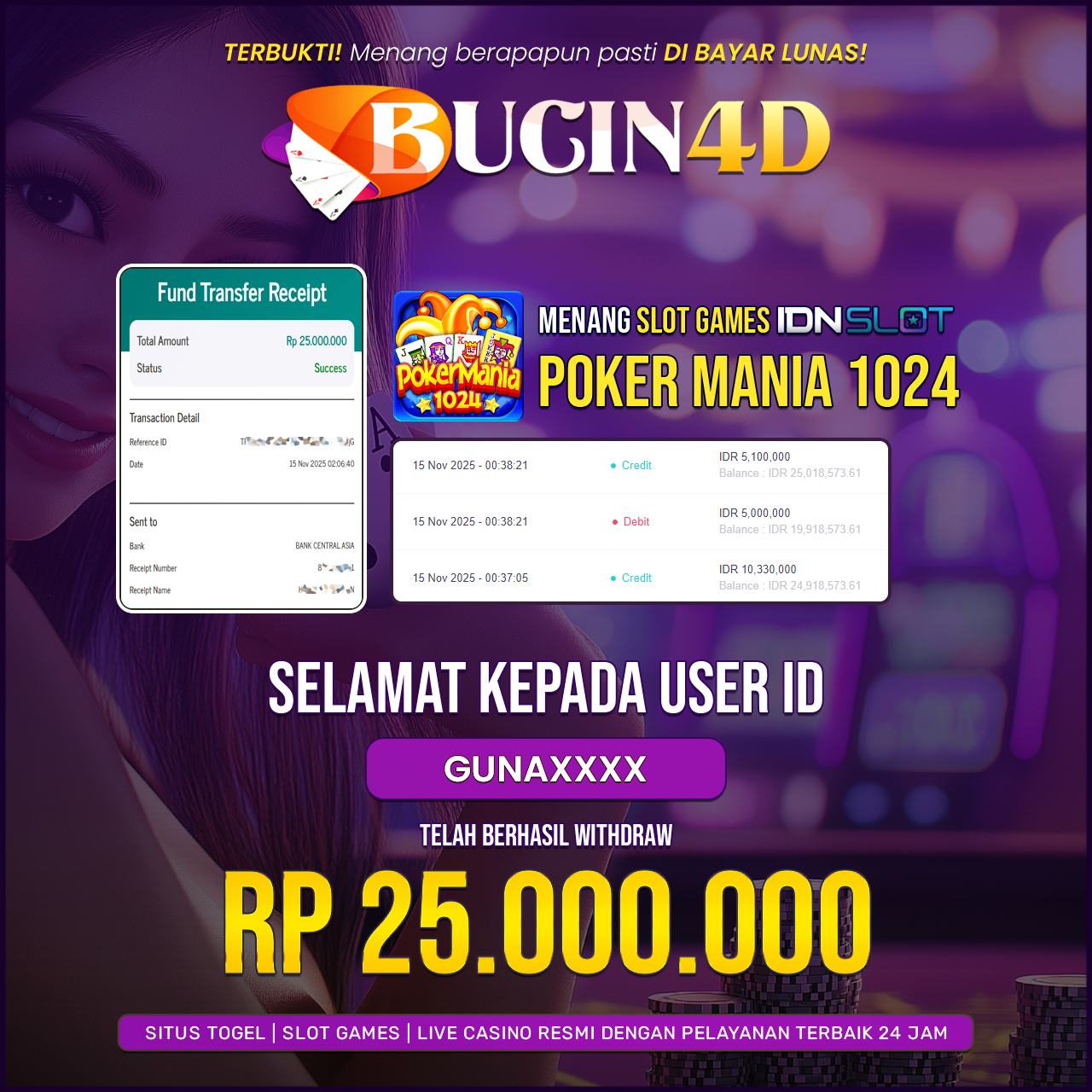 BUKTI JP SLOT IDNSLOT