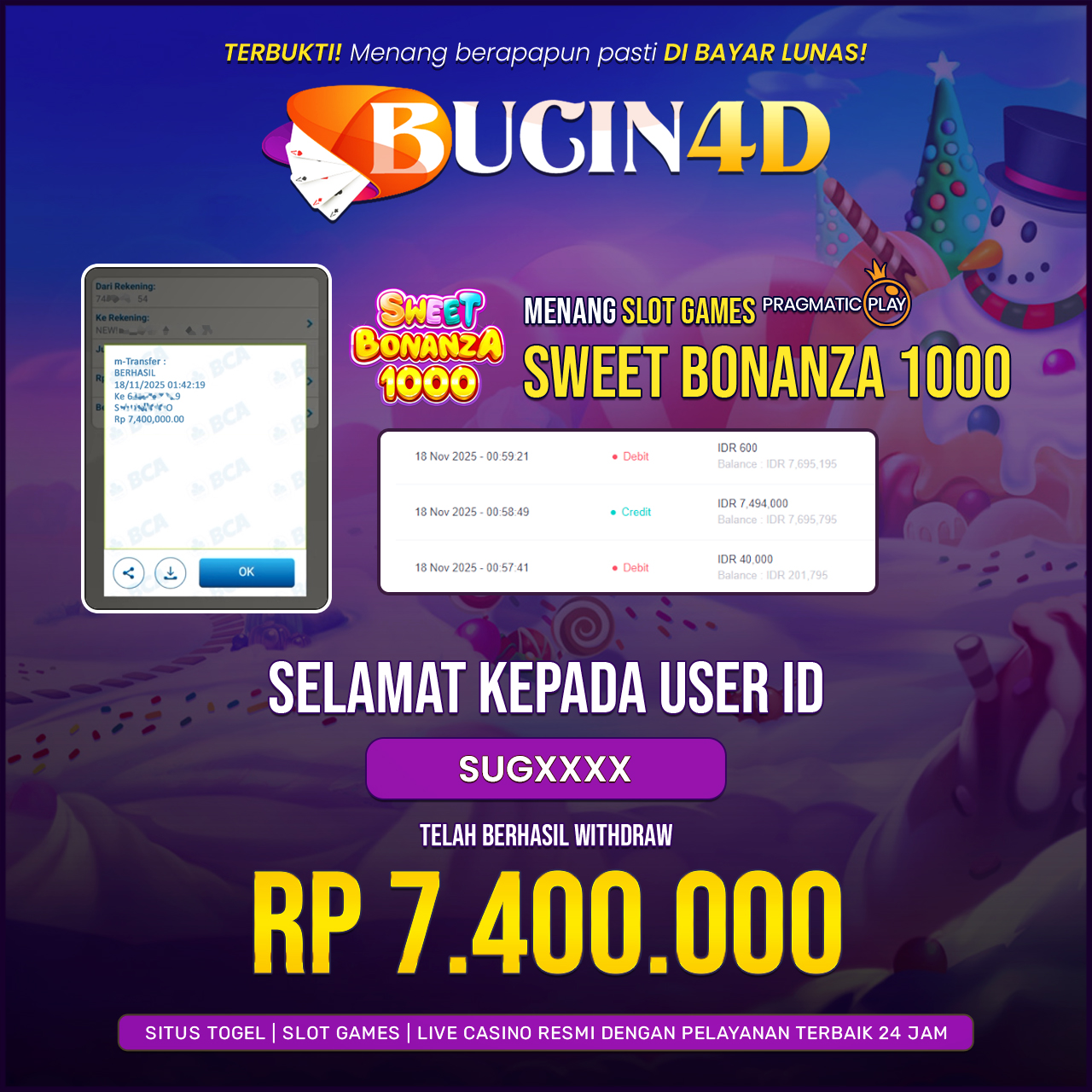 BUKTI JP SLOT PRAGMATIC PLAY