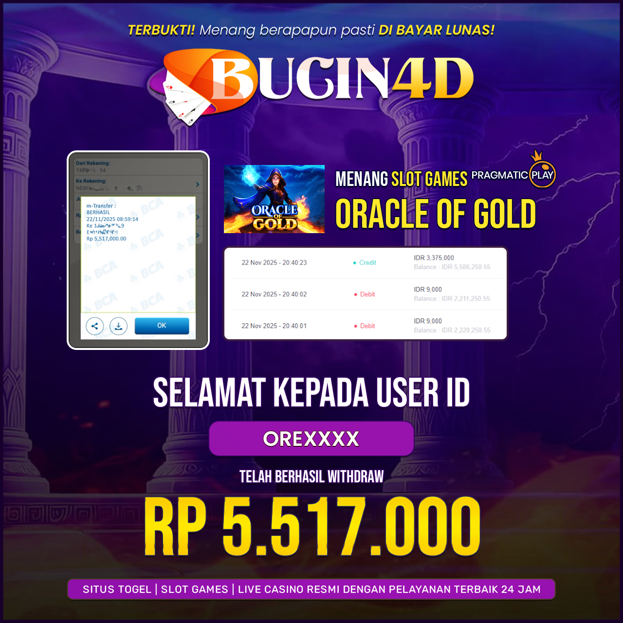 BUKTI JP SLOT PRAGMATIC PLAY