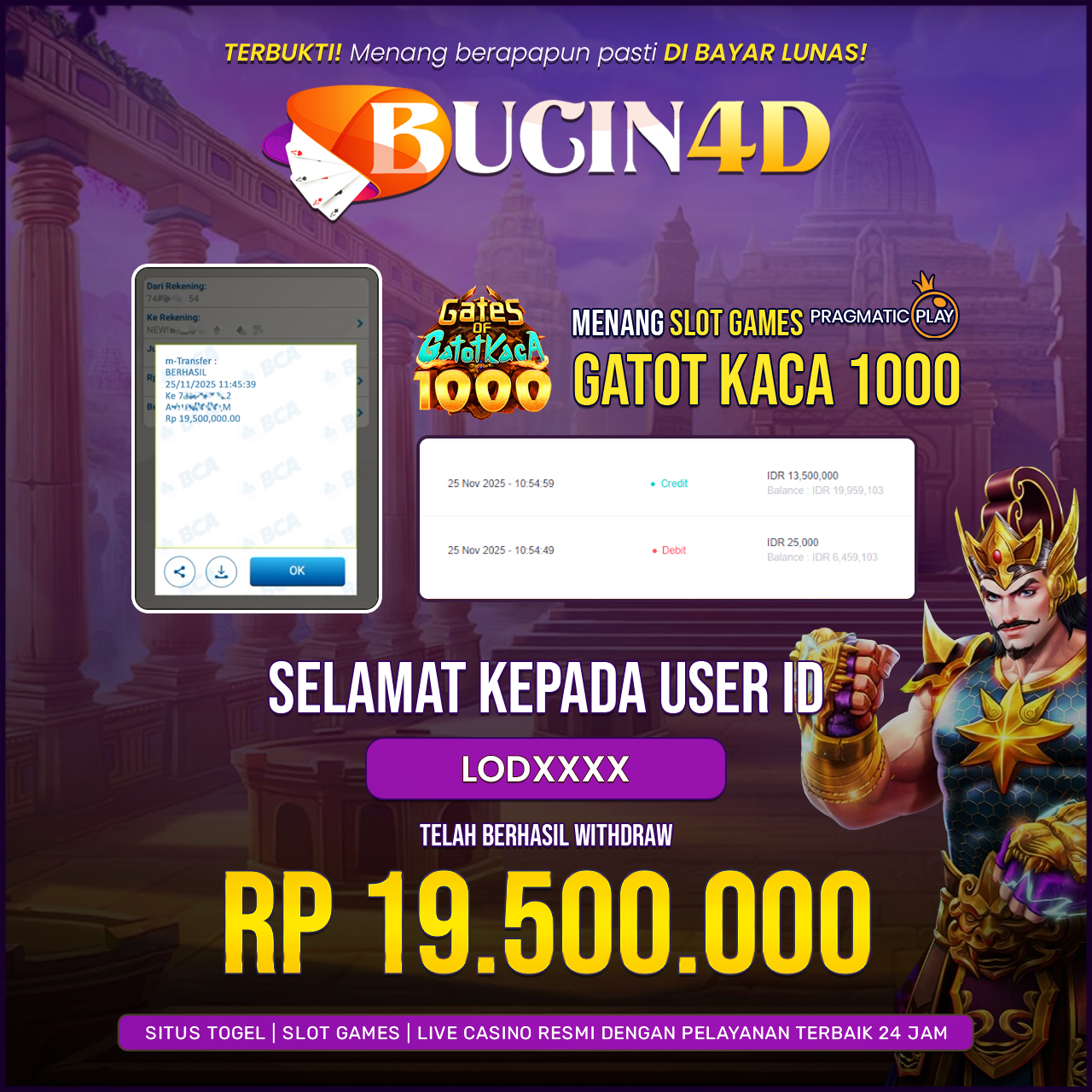 BUKTI JP SLOT PRAGMATIC PLAY