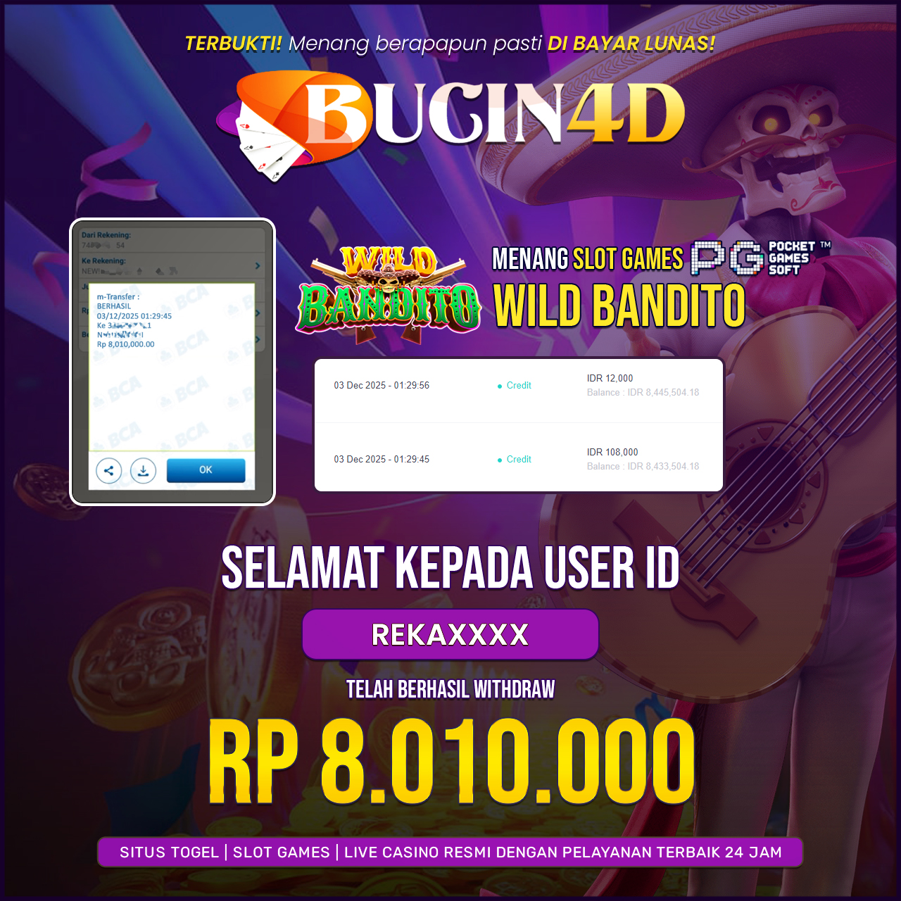 BUKTI JP SLOT PG SOFT