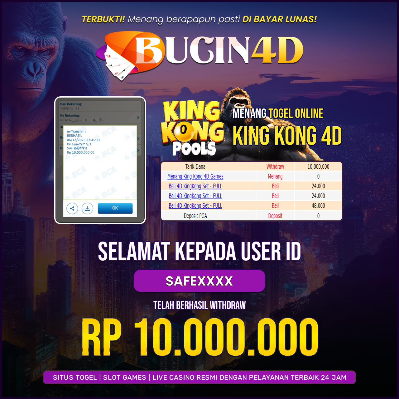 BUKTI JP TOGEL POOLS