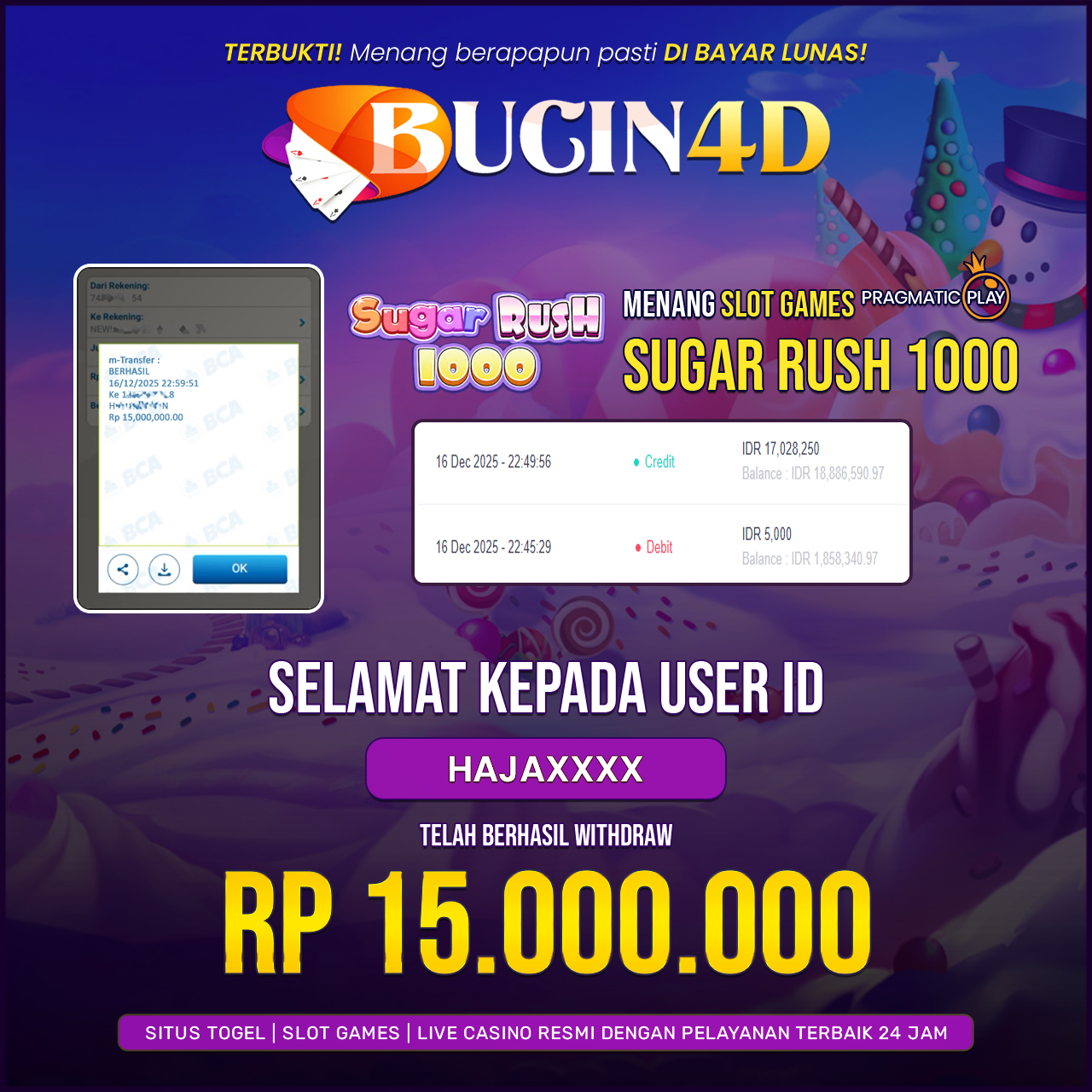 BUKTI JP SLOT PRAGMATIC PLAY