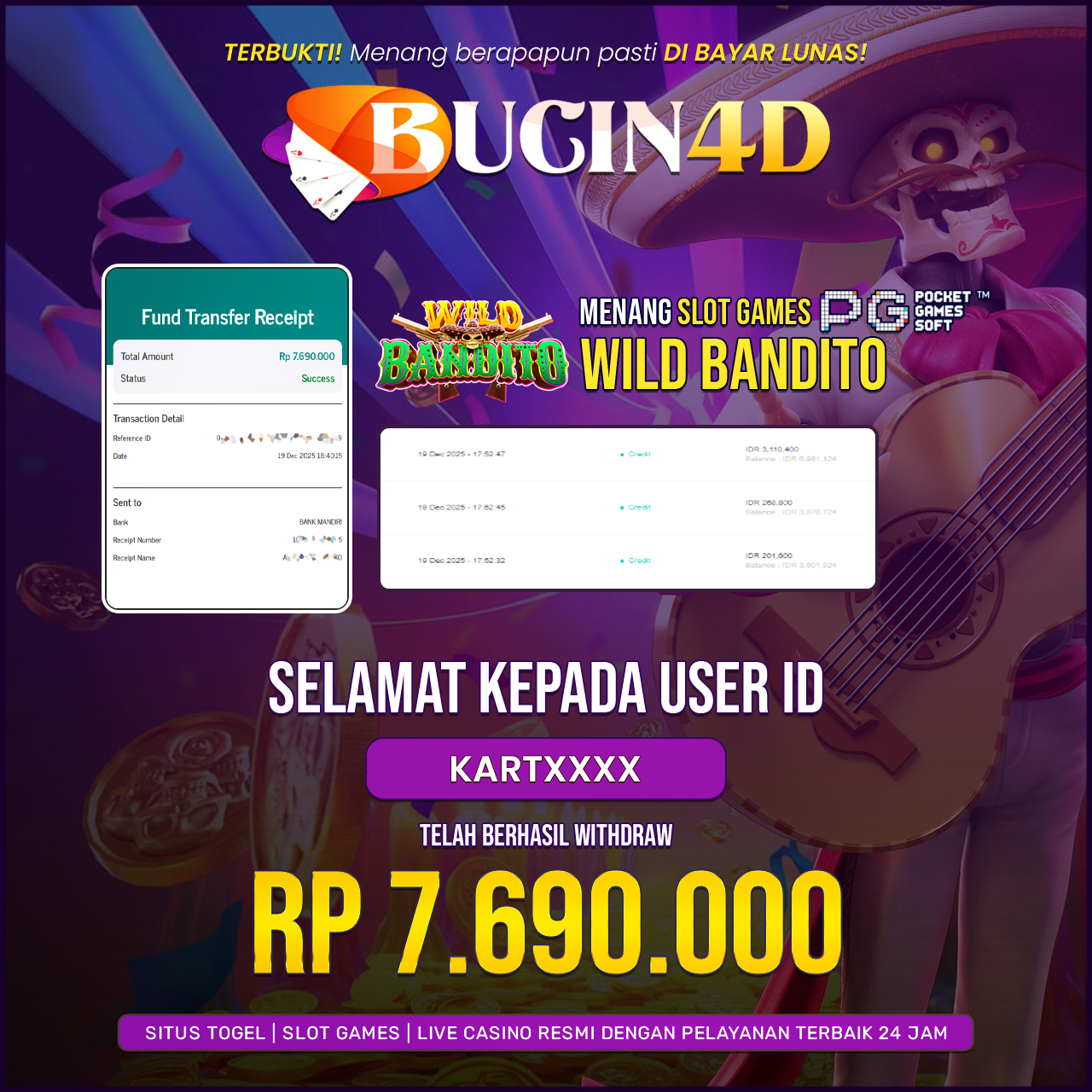 BUKTI JP SLOT PG SOFT