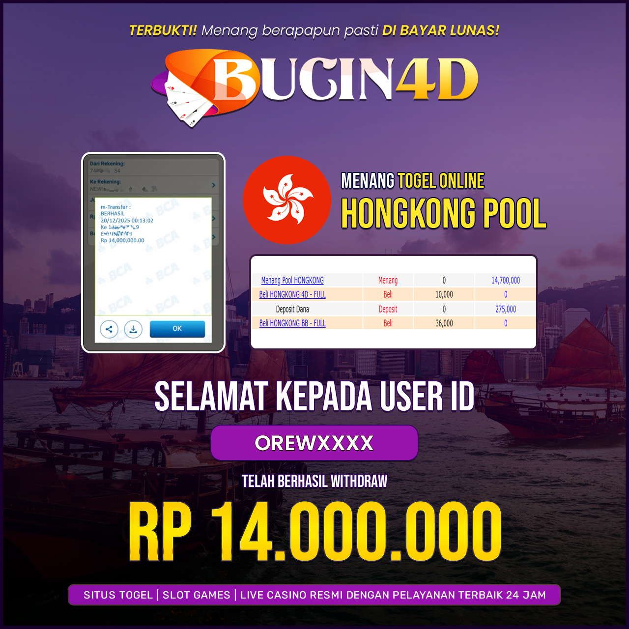 BUKTI JP TOGEL POOLS
