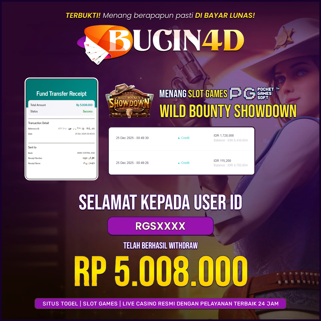 BUKTI JP SLOT PG SOFT