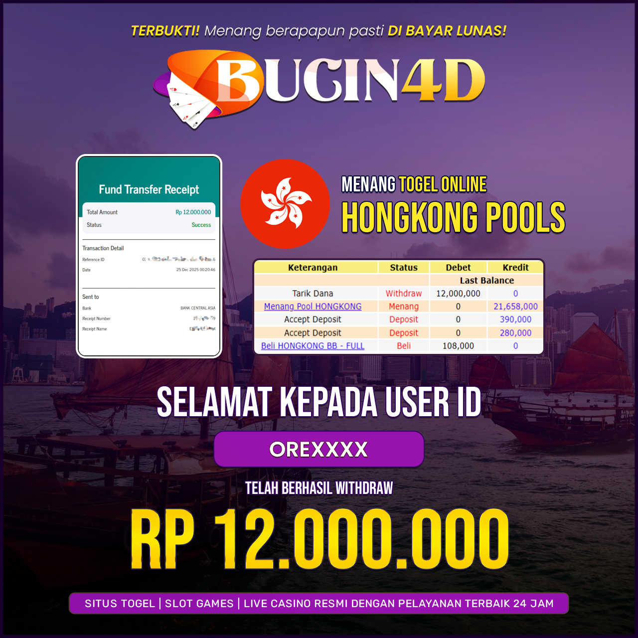 BUKTI JP TOGEL POOLS