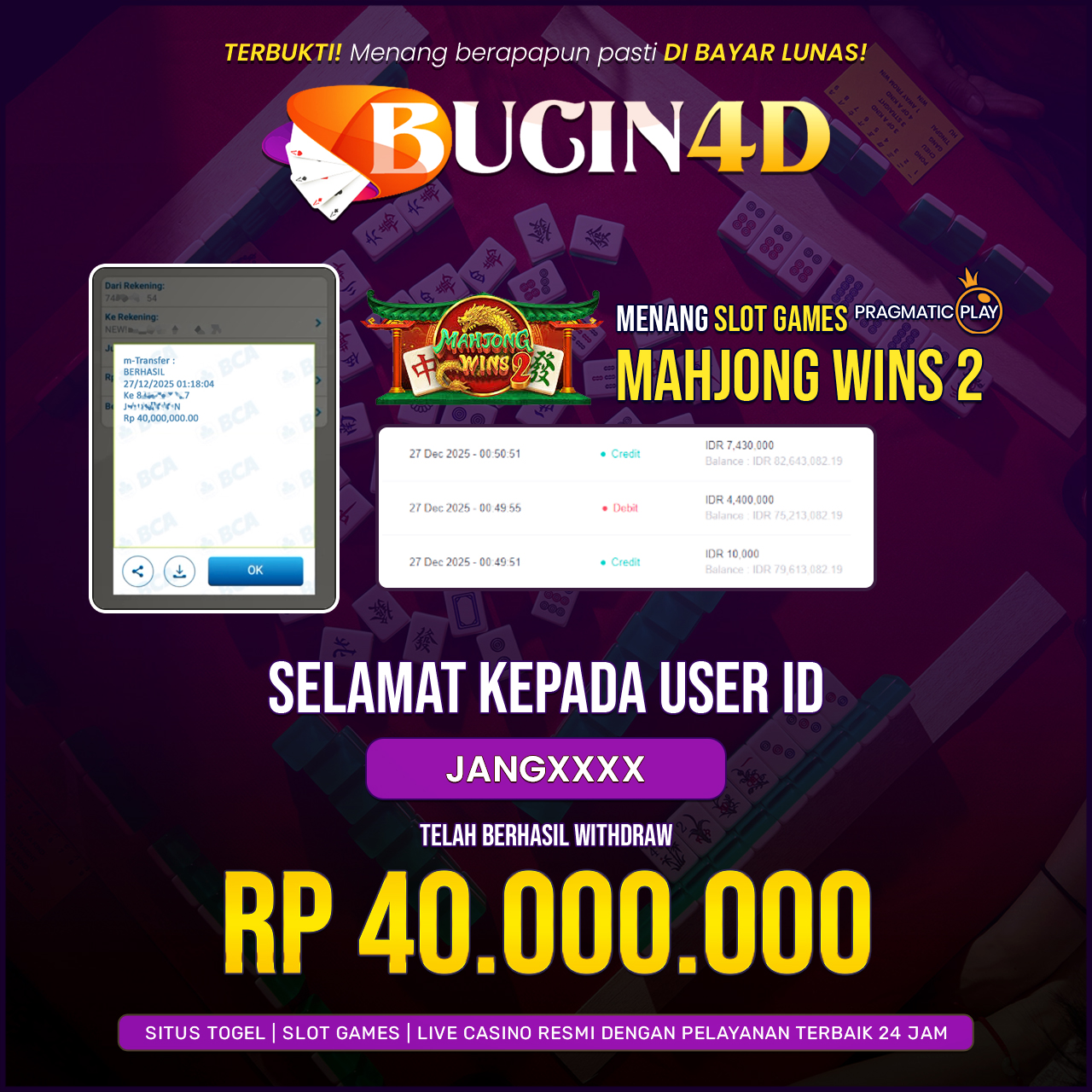 BUKTI JP SLOT PRAGMATIC PLAY