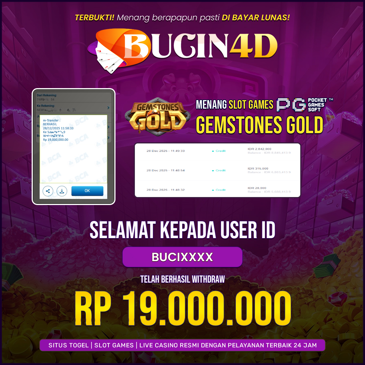 BUKTI JP SLOT PG SOFT