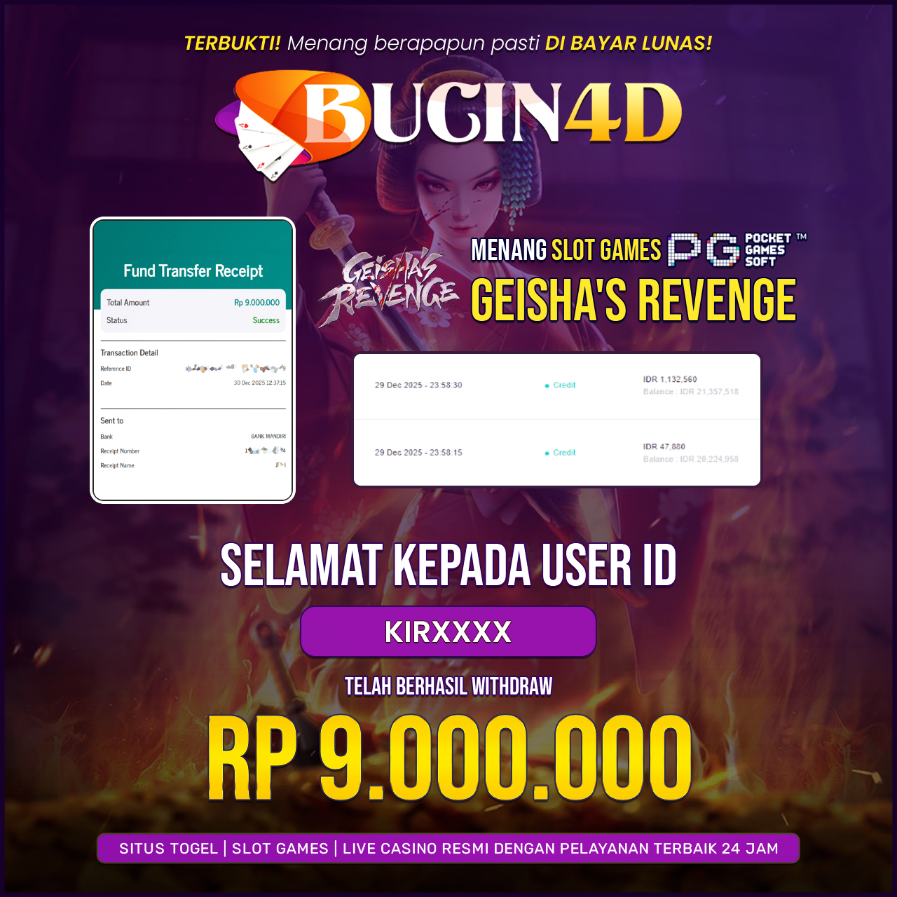 BUKTI JP SLOT PG SOFT