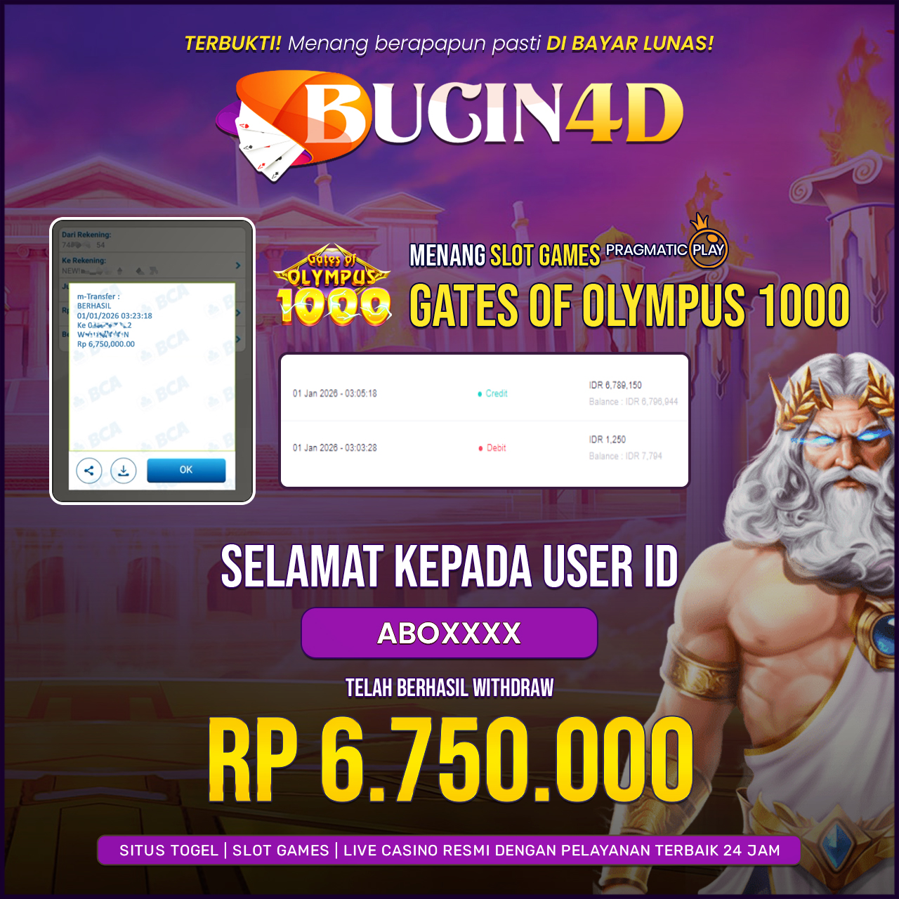 BUKTI JP SLOT PRAGMATIC PLAY