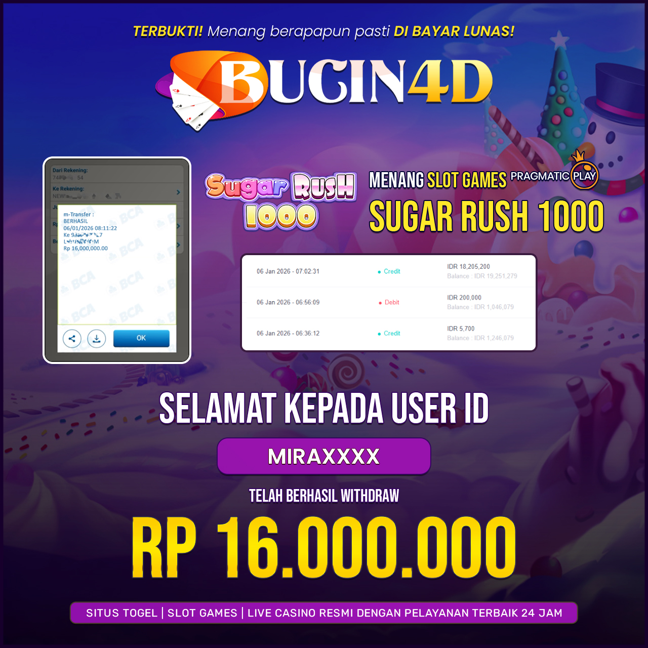 BUKTI JP SLOT PRAGMATIC PLAY