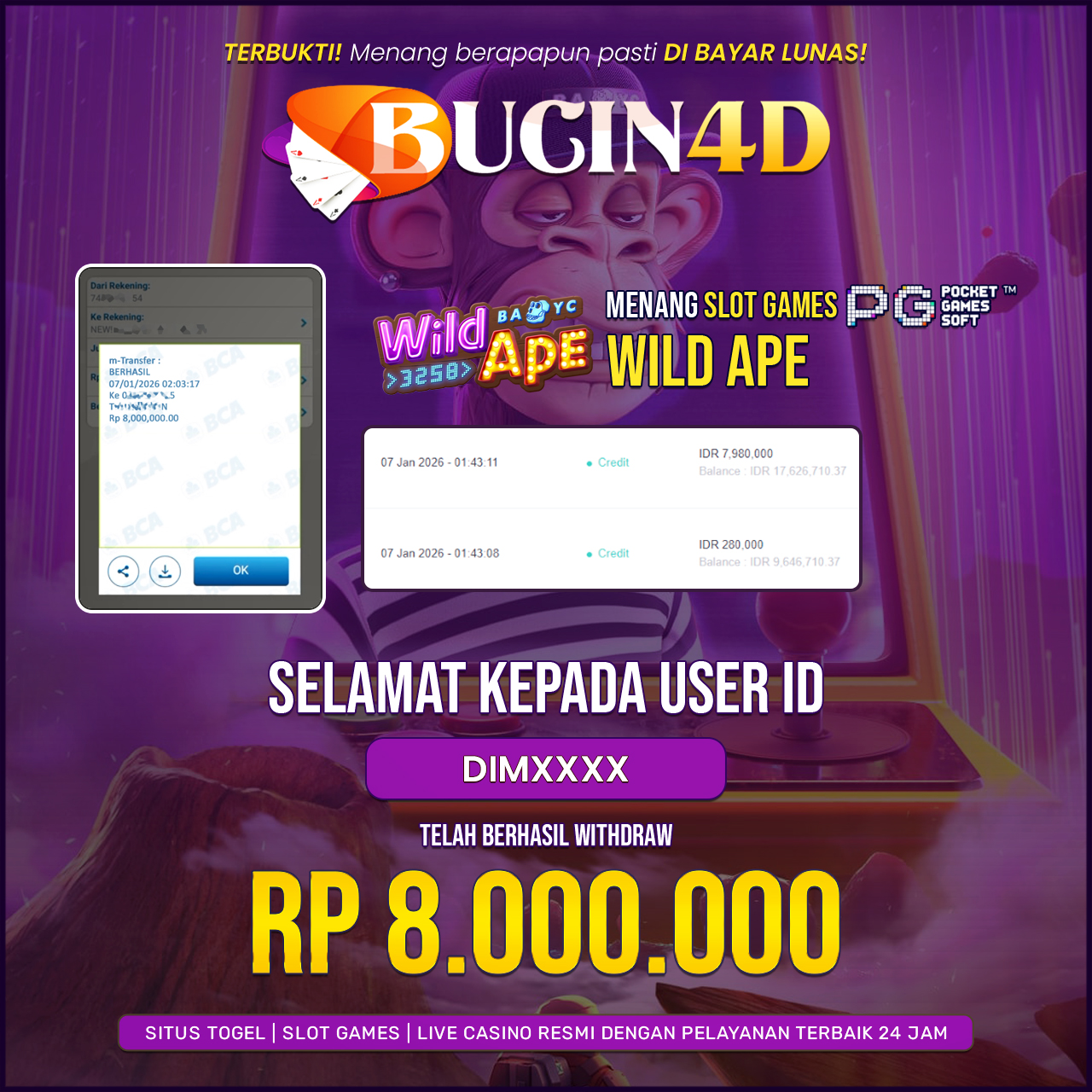 BUKTI JP SLOT PG SOFT