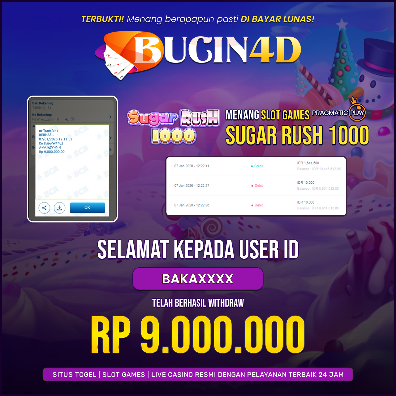 BUKTI JP SLOT PRAGMATIC PLAY