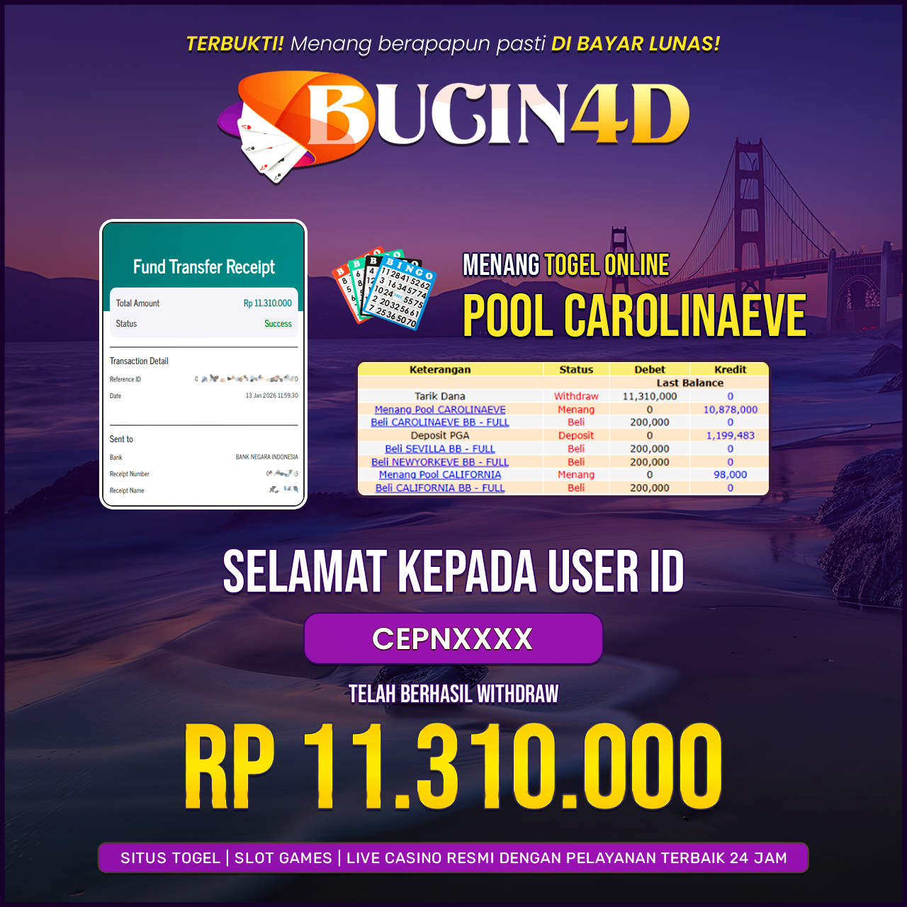 BUKTI JP TOGEL POOLS