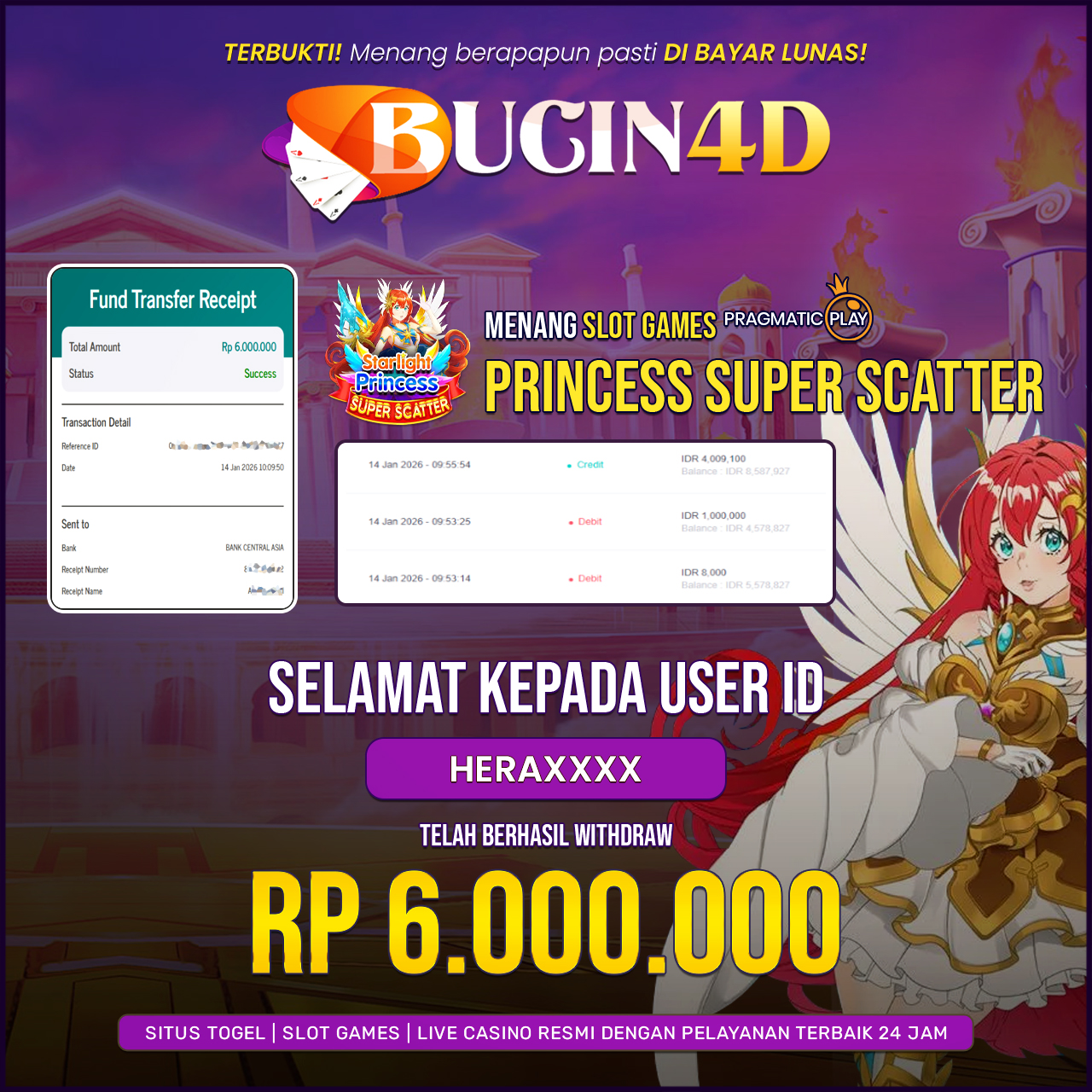 BUKTI JP SLOT PRAGMATIC PLAY