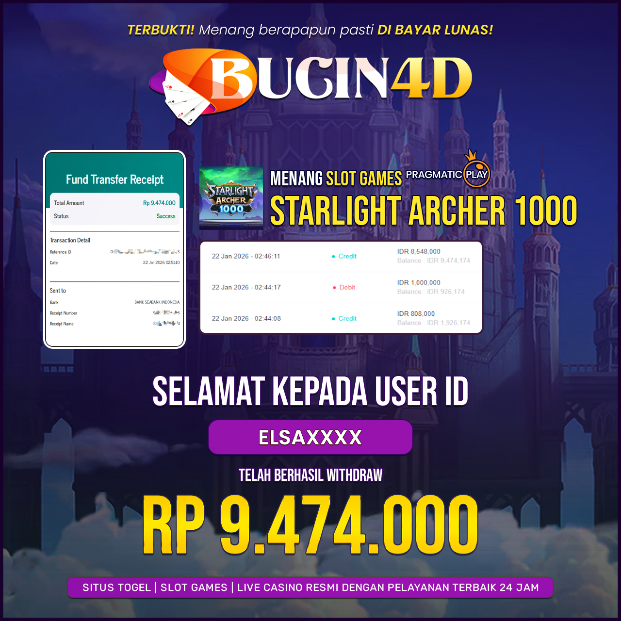 BUKTI JP SLOT PRAGMATIC PLAY