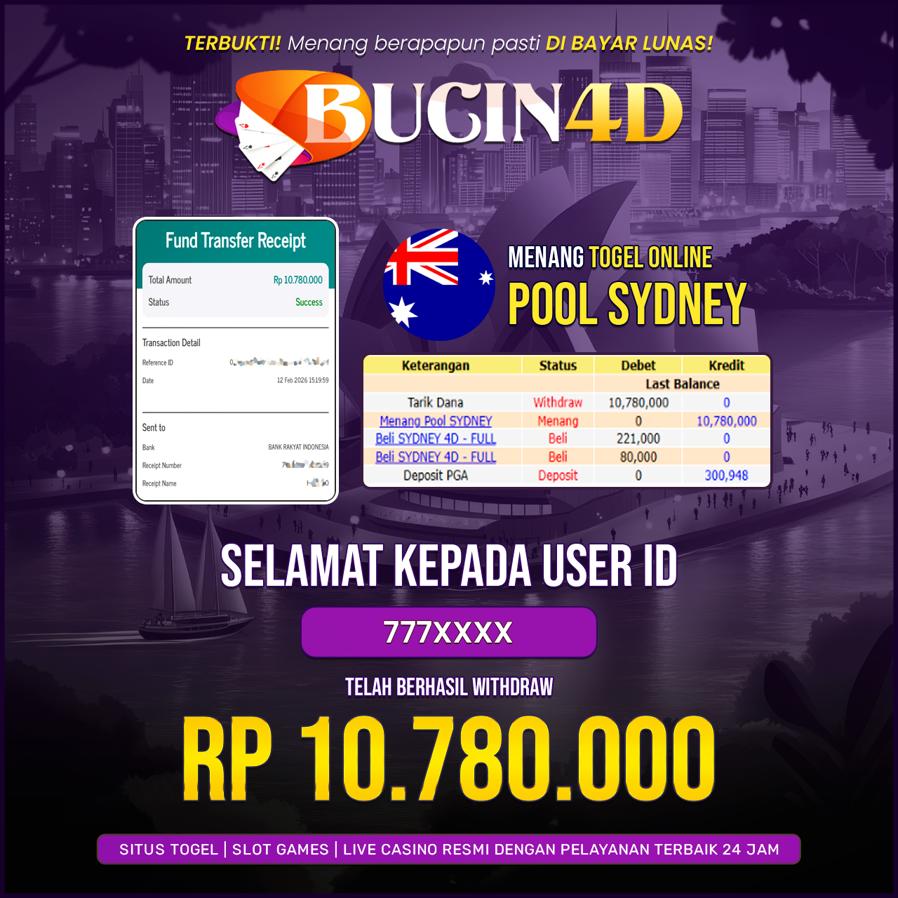 BUKTI JP TOGEL POOLS