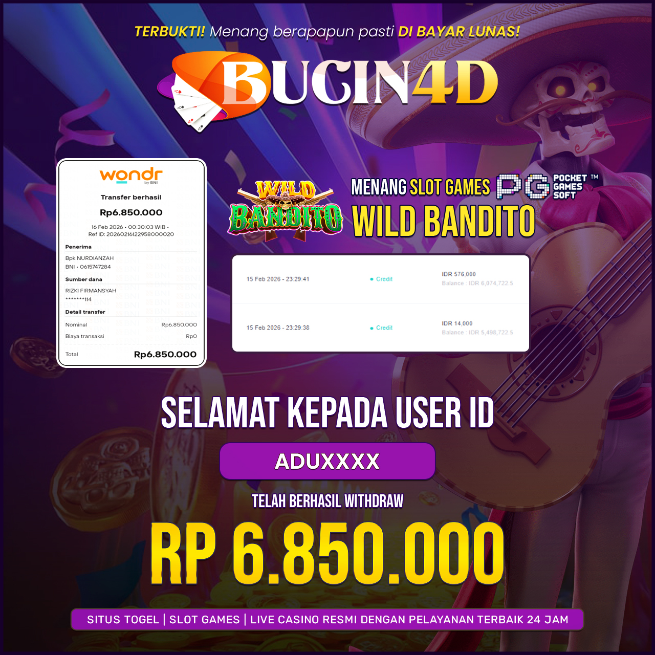 BUKTI JP SLOT PG SOFT