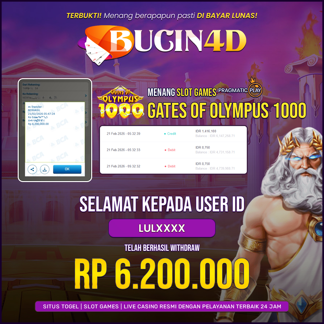 BUKTI JP SLOT PRAGMATIC PLAY