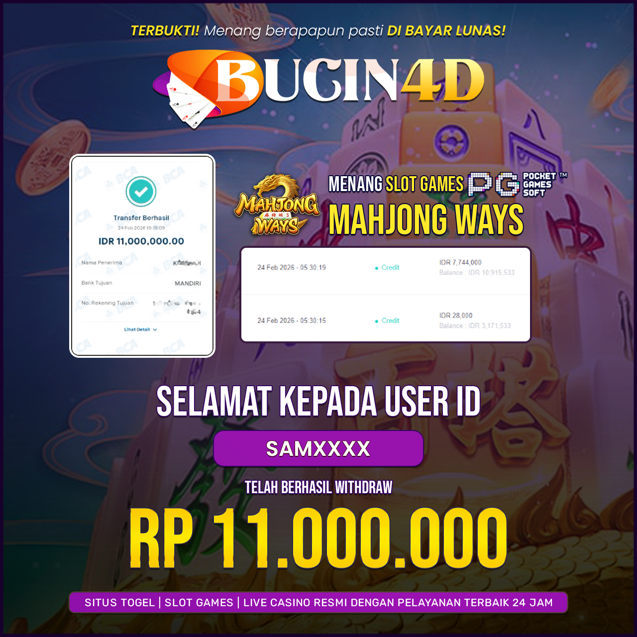 BUKTI JP SLOT PG SOFT