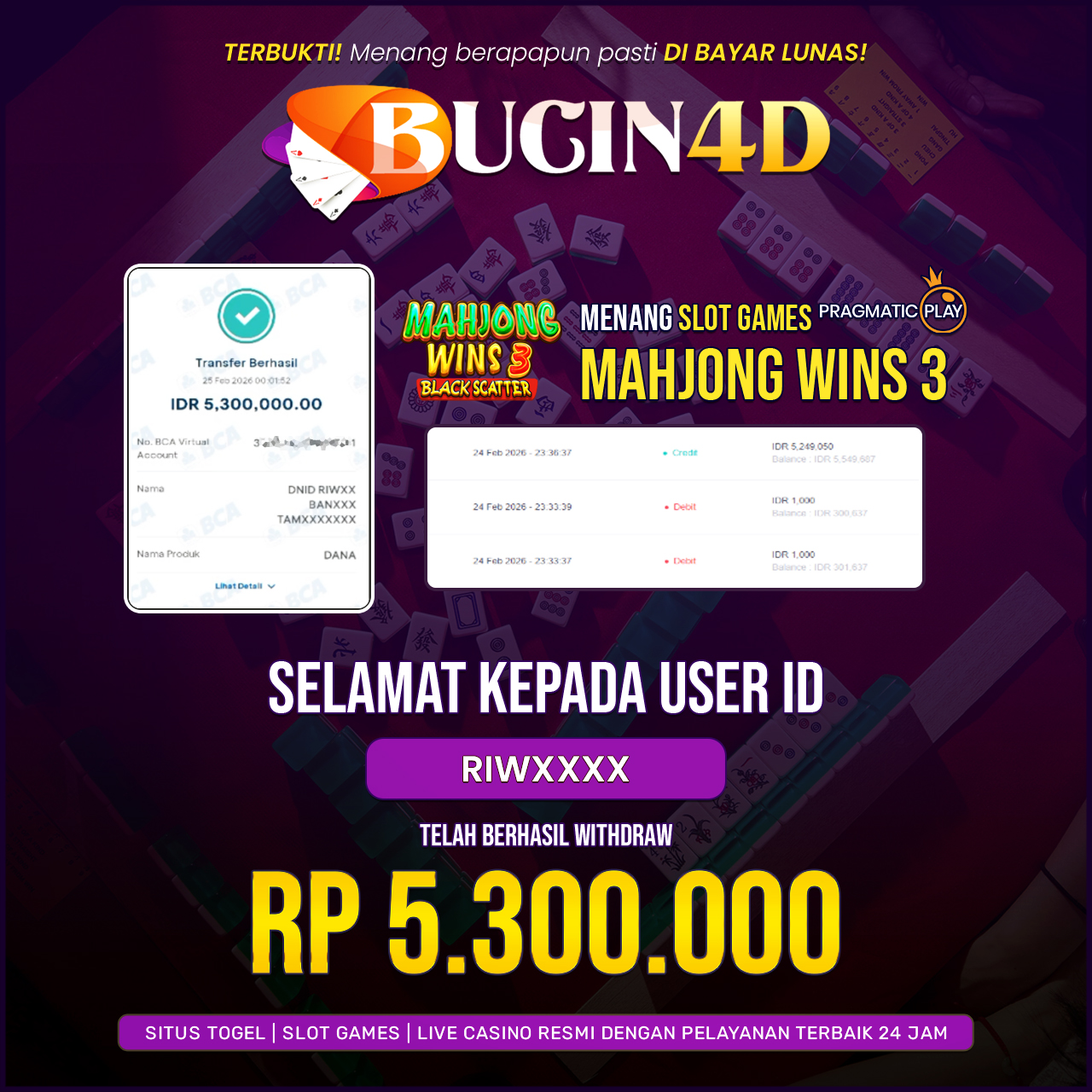 BUKTI JP SLOT PRAGMATIC PLAY