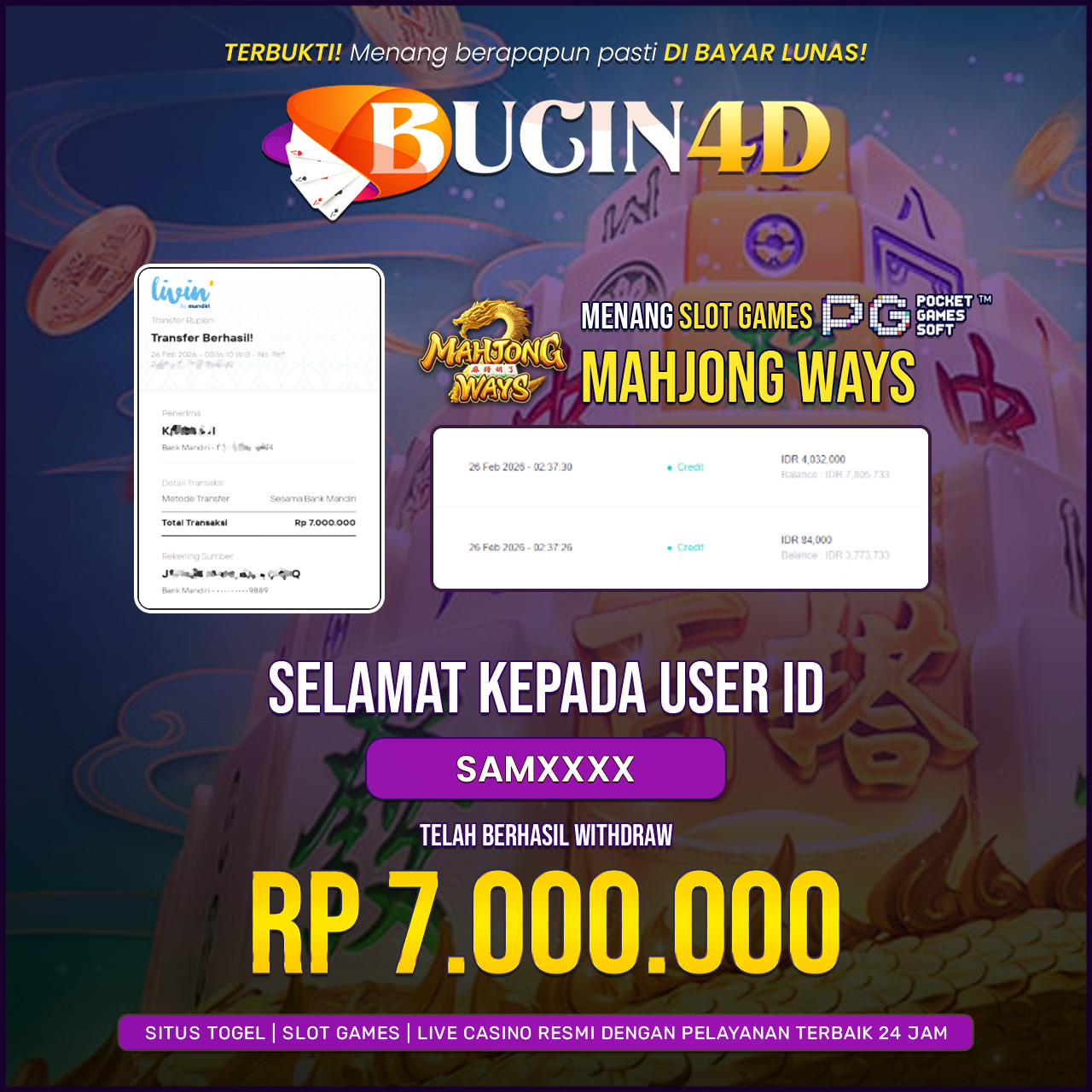 BUKTI JP SLOT PG SOFT