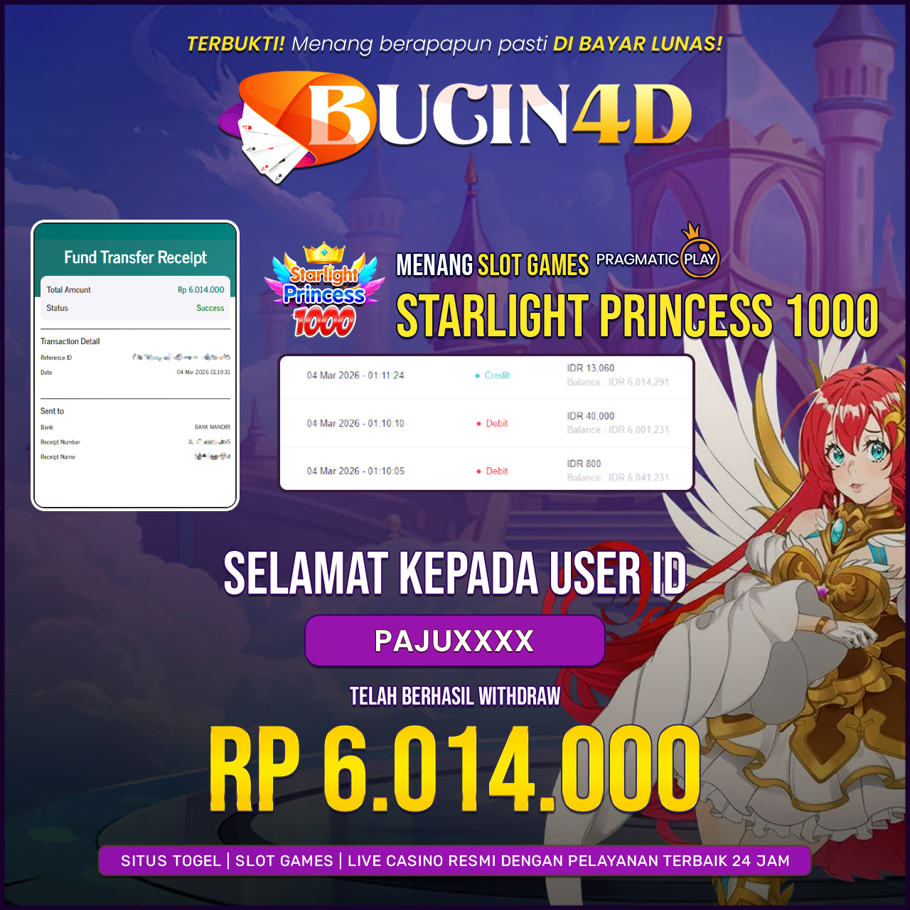 BUKTI JP SLOT PRAGMATIC PLAY