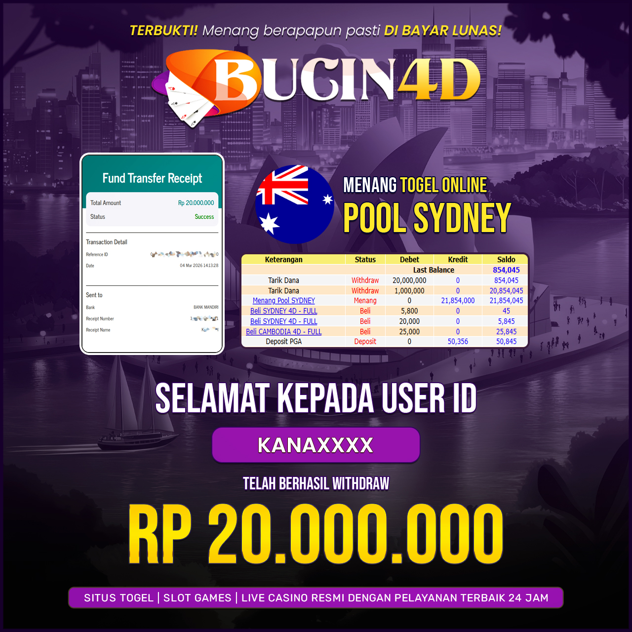 BUKTI JP TOGEL POOLS