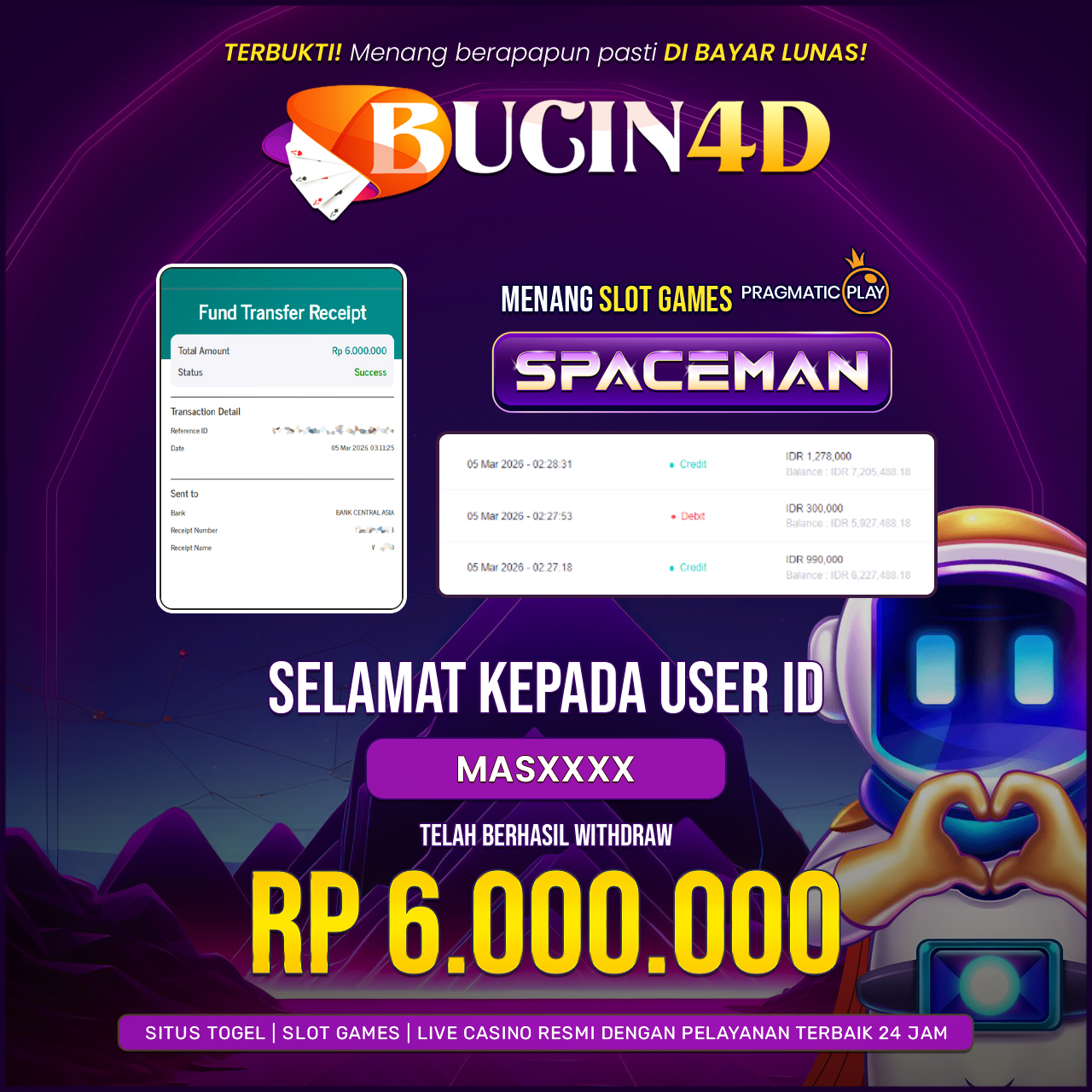 BUKTI JP SLOT PRAGMATIC PLAY