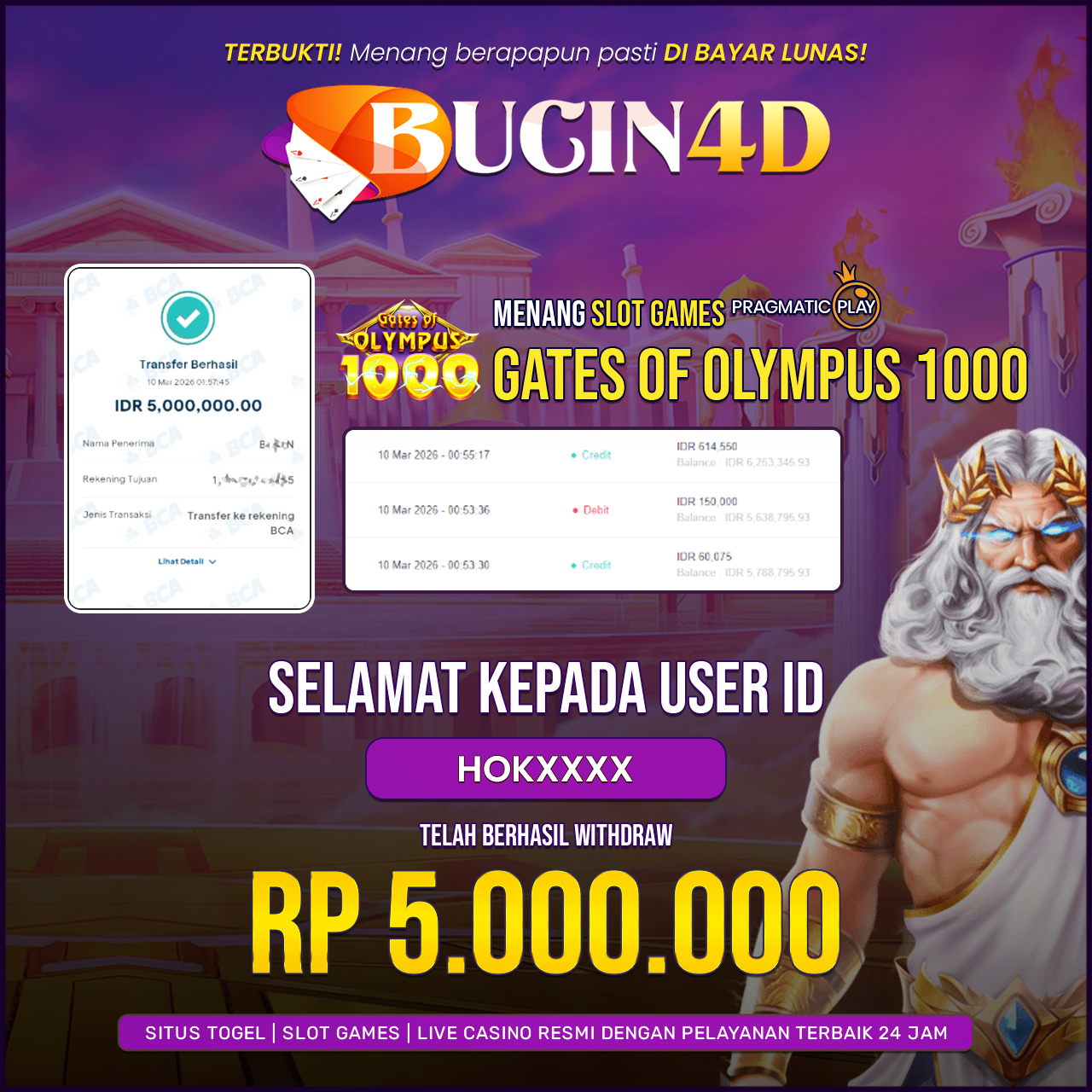 BUKTI JP SLOT PRAGMATIC PLAY