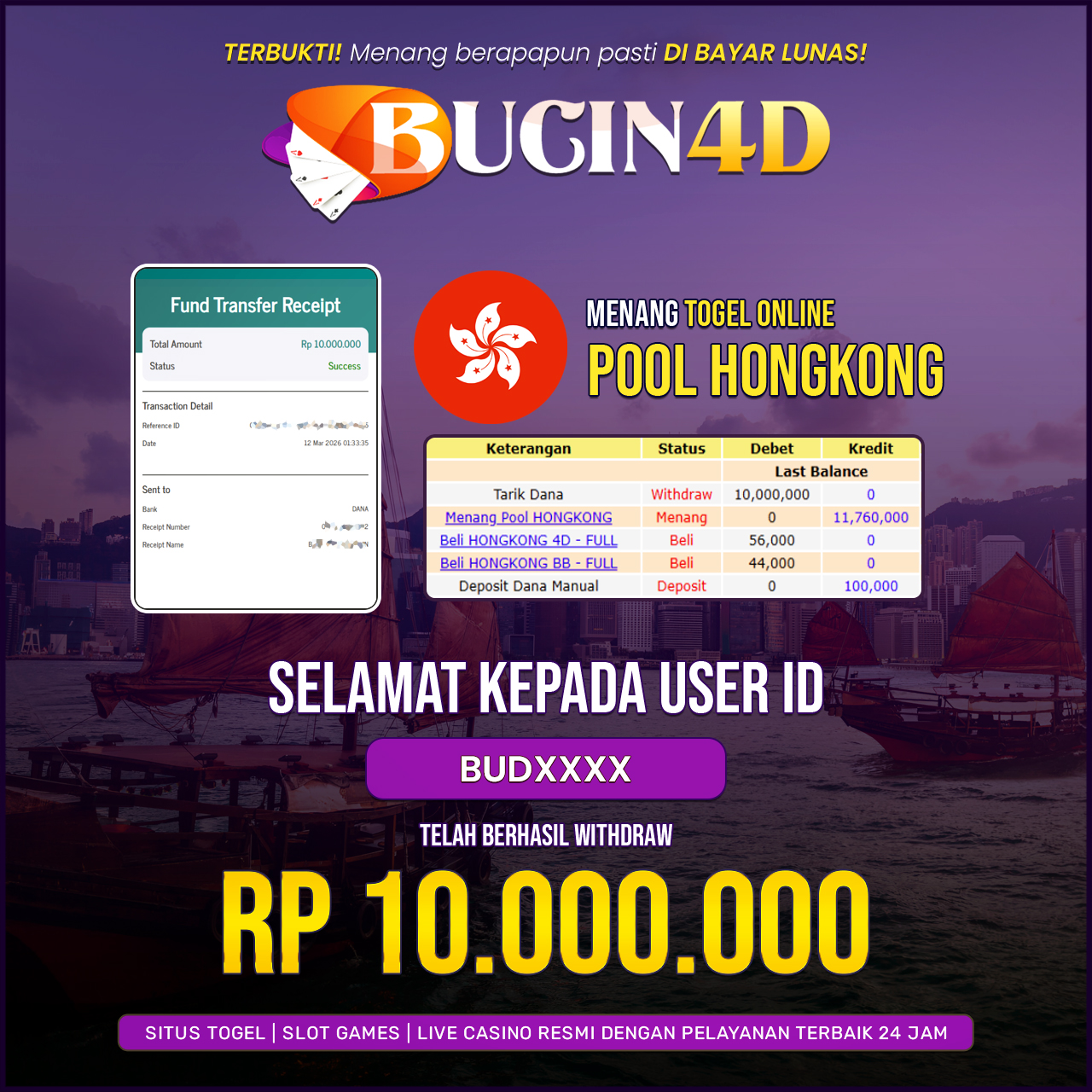 BUKTI JP TOGEL POOLS