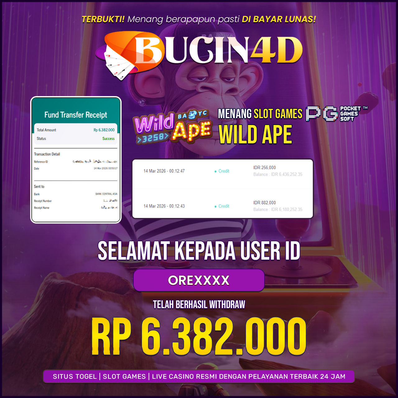 BUKTI JP SLOT PG SOFT