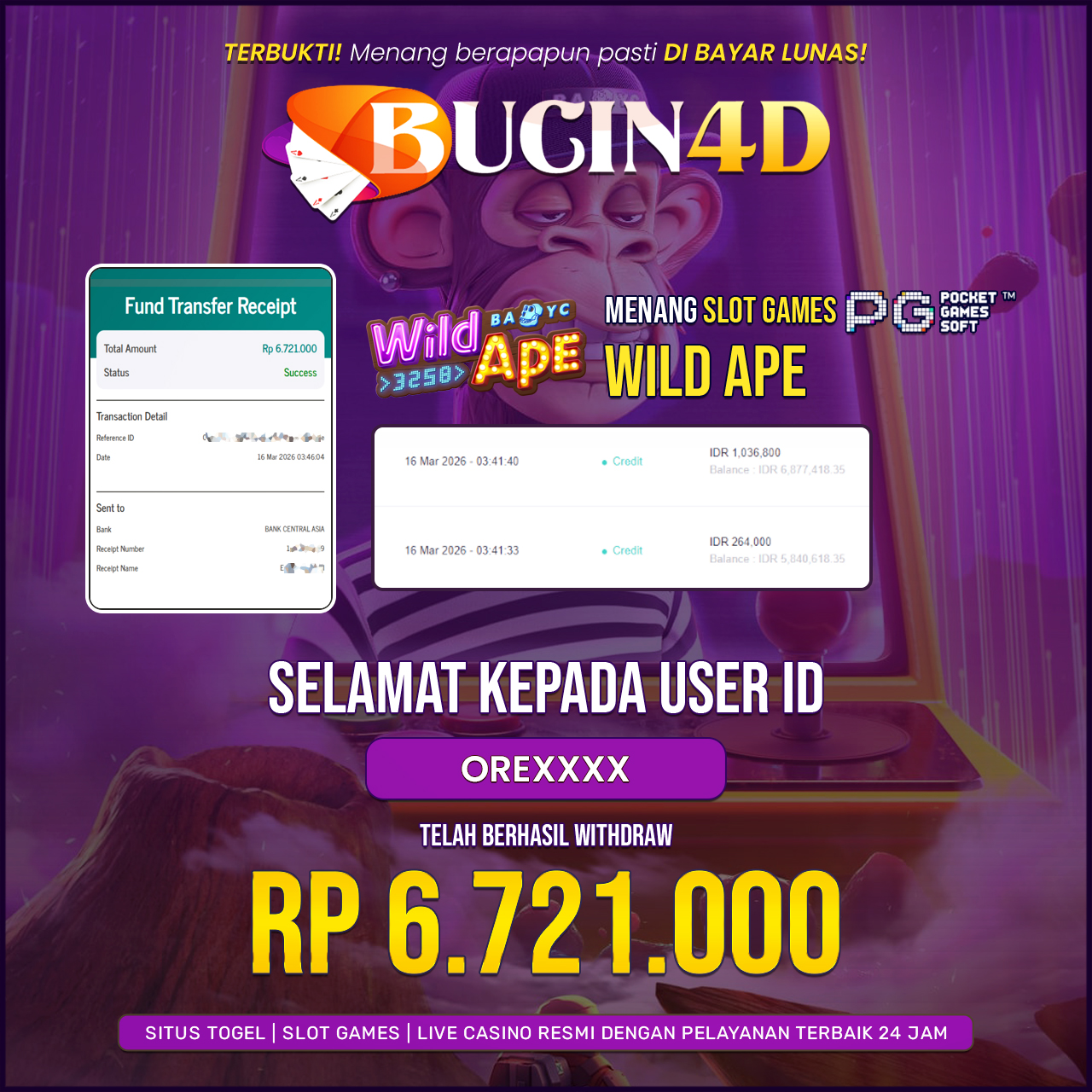 BUKTI JP SLOT PG SOFT