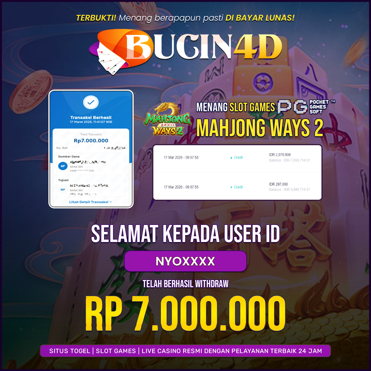 BUKTI JP SLOT PG SOFT