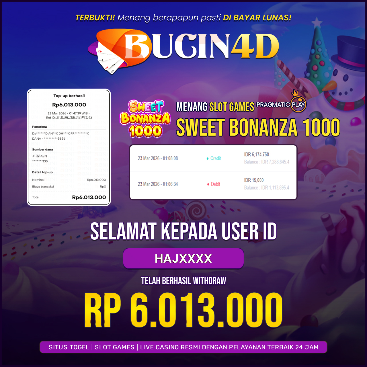 BUKTI JP SLOT PRAGMATIC PLAY