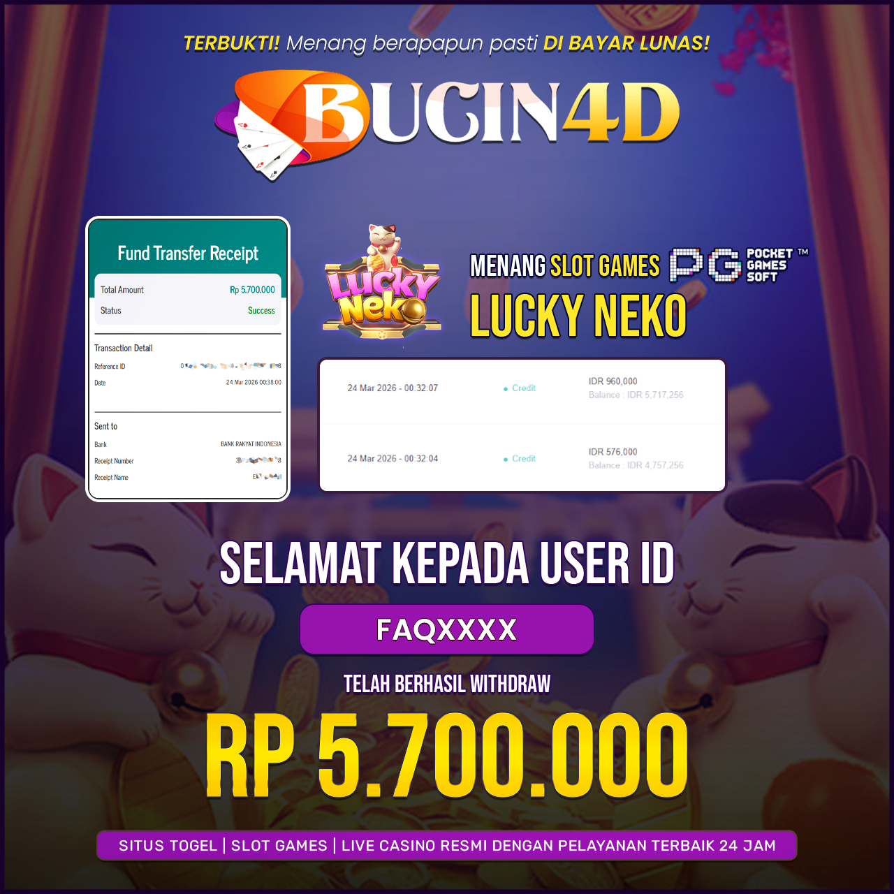 BUKTI JP SLOT PG SOFT