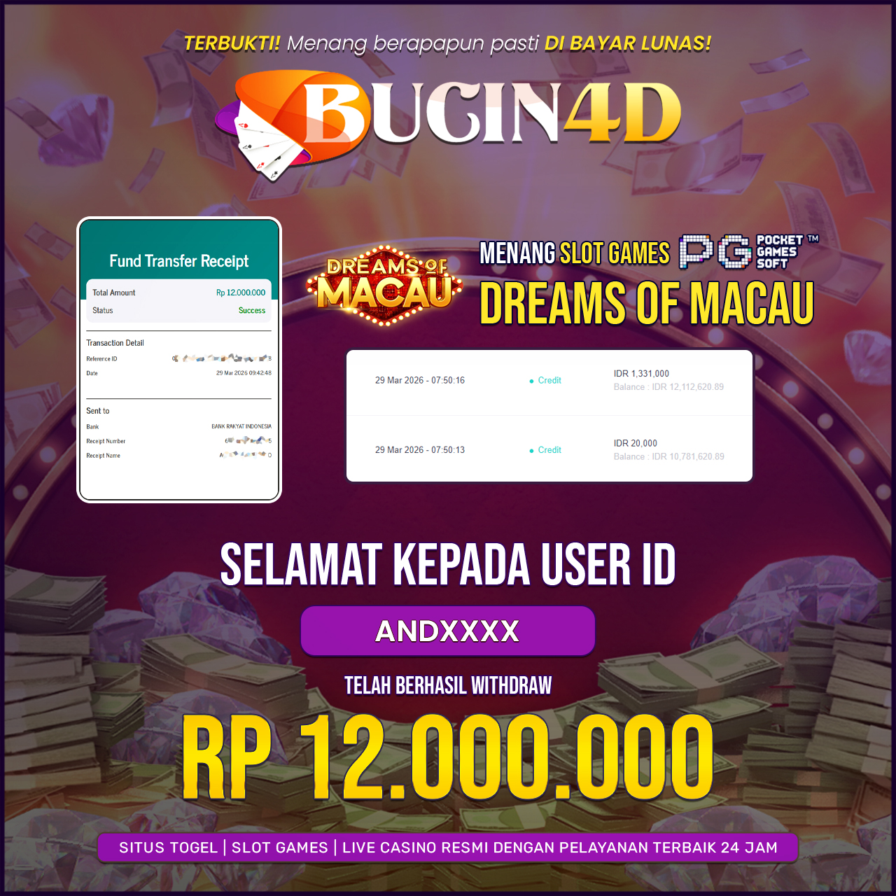 BUKTI JP SLOT PG SOFT