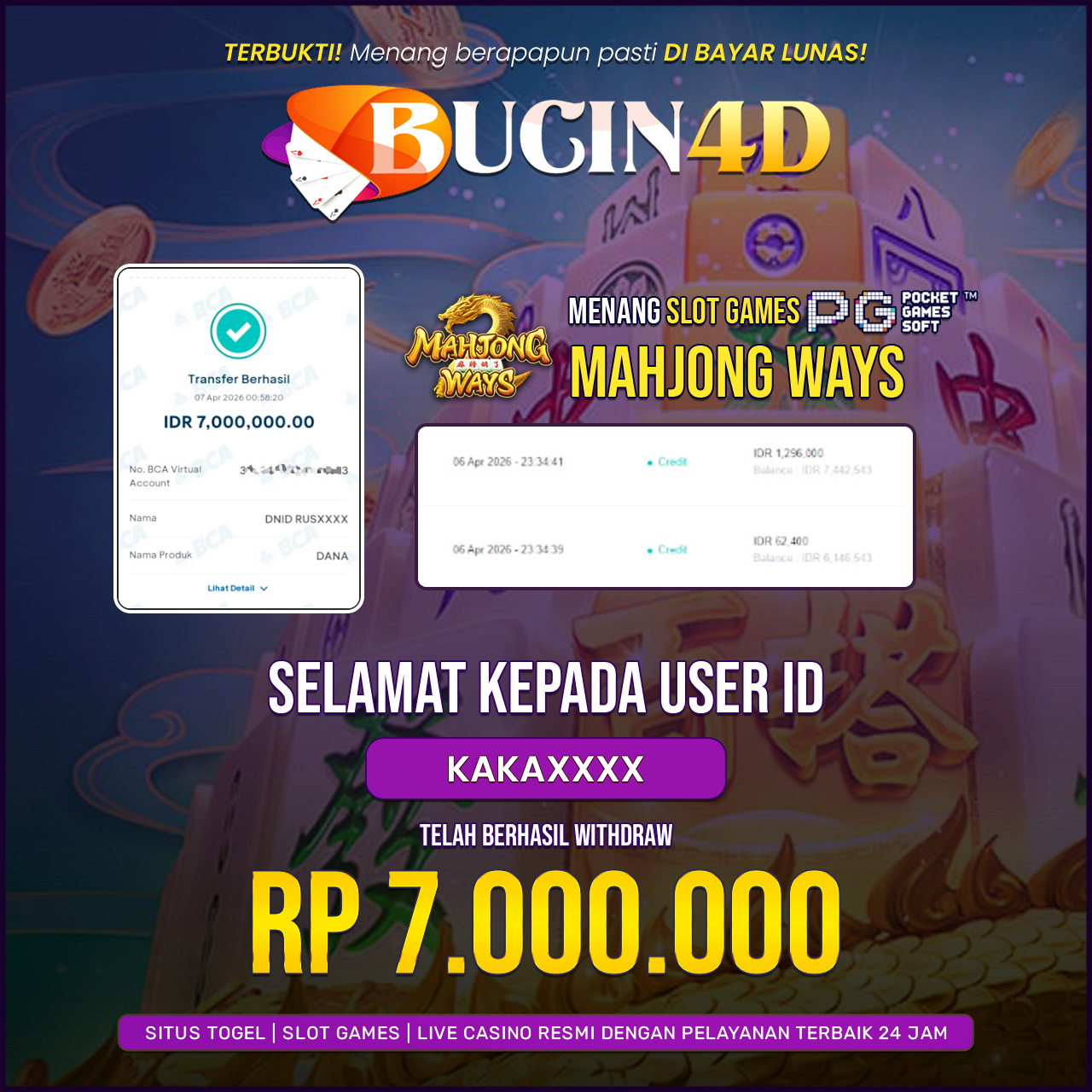 BUKTI JP SLOT PG SOFT