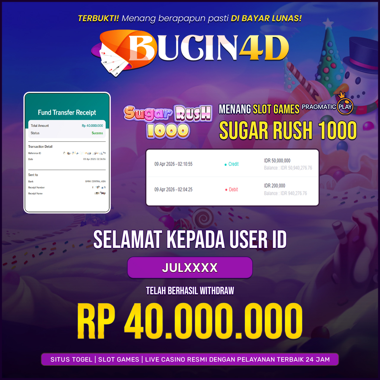BUKTI JP SLOT PRAGMATIC PLAY