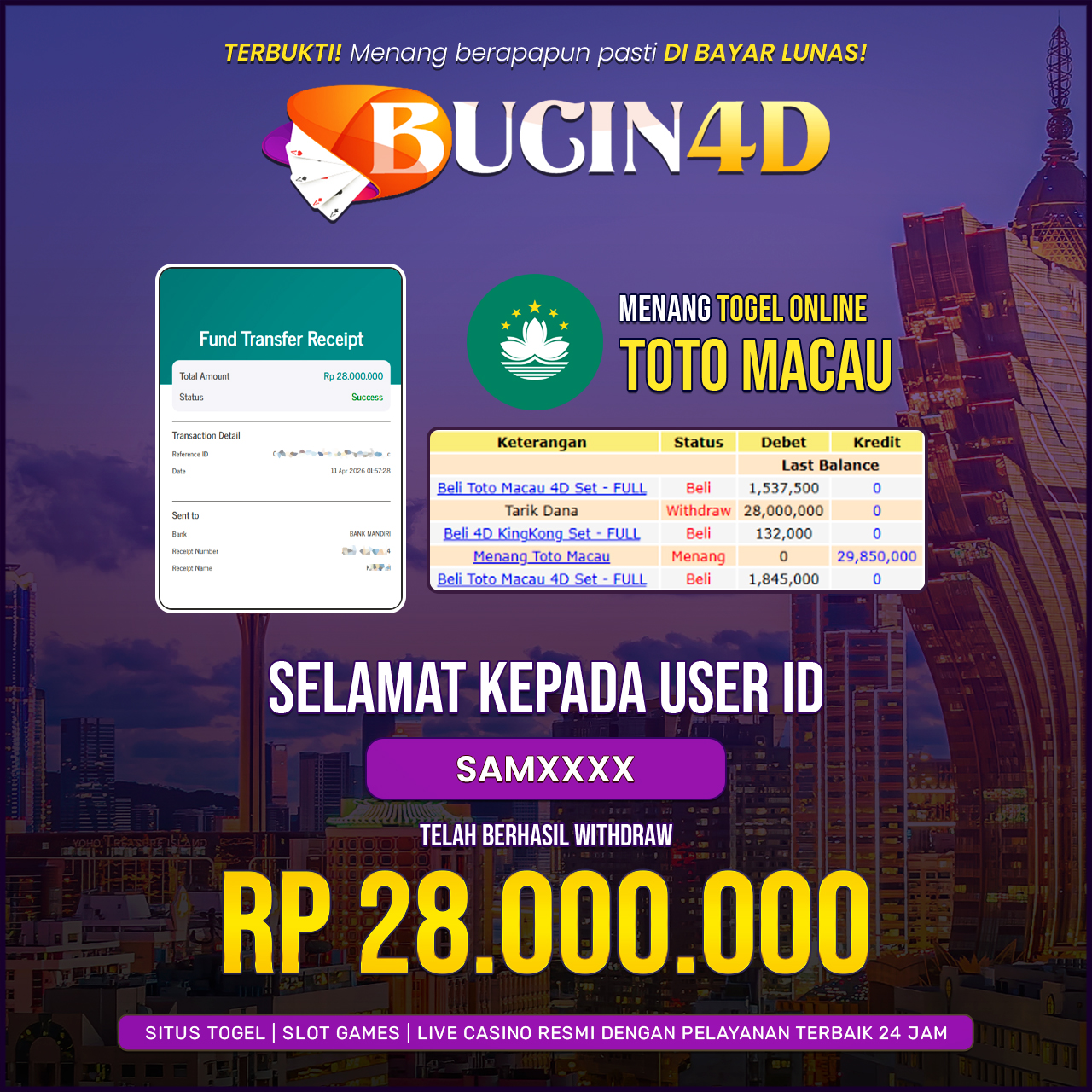 BUKTI JP TOGEL POOLS