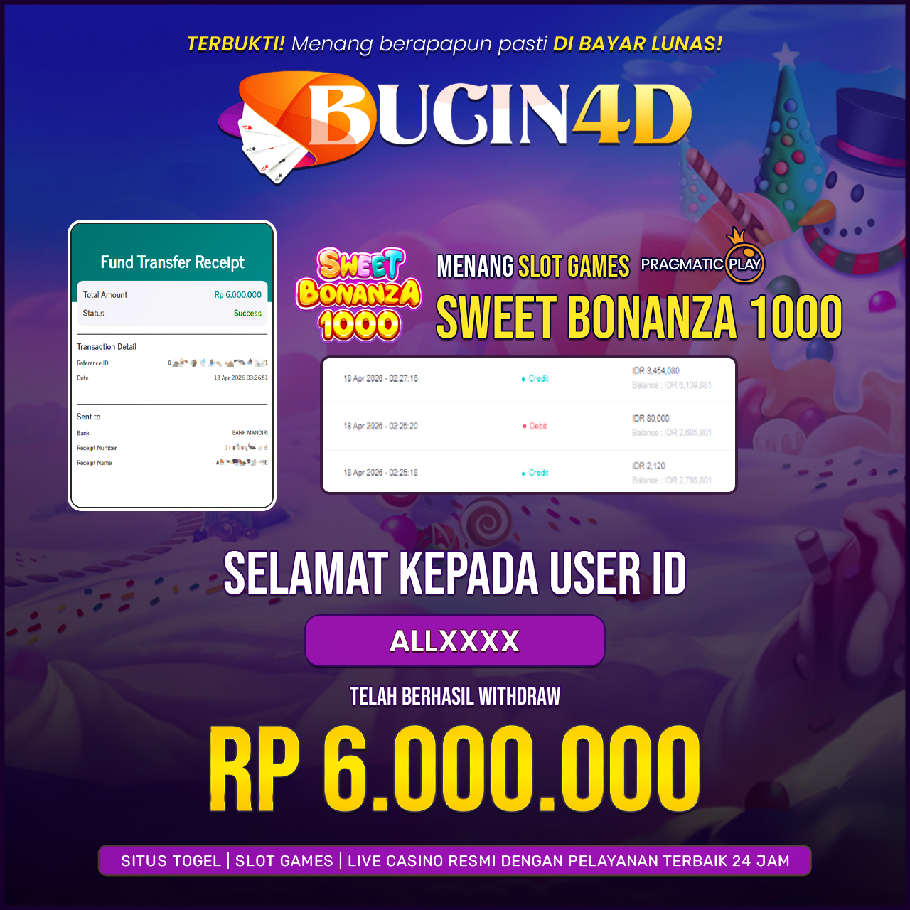 BUKTI JP SLOT PRAGMATIC PLAY