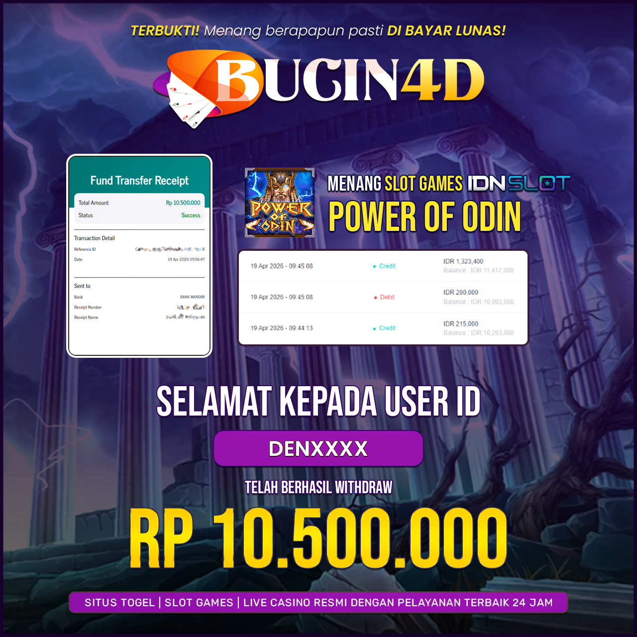 BUKTI JP SLOT IDNSLOT