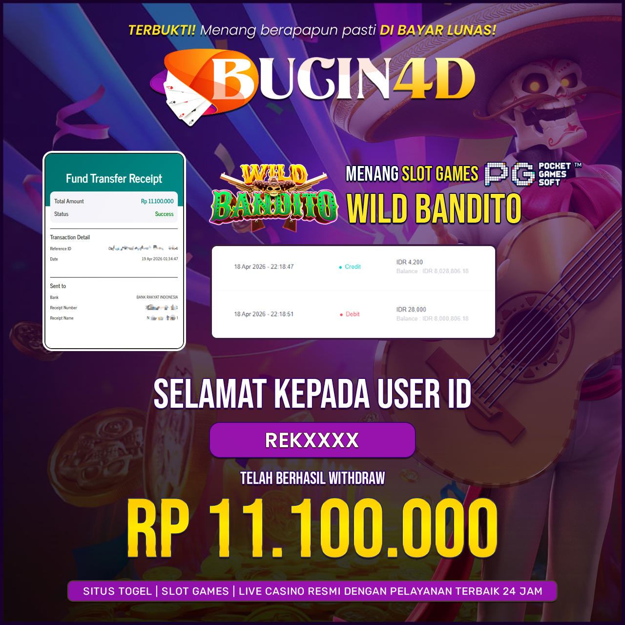 BUKTI JP SLOT PG SOFT