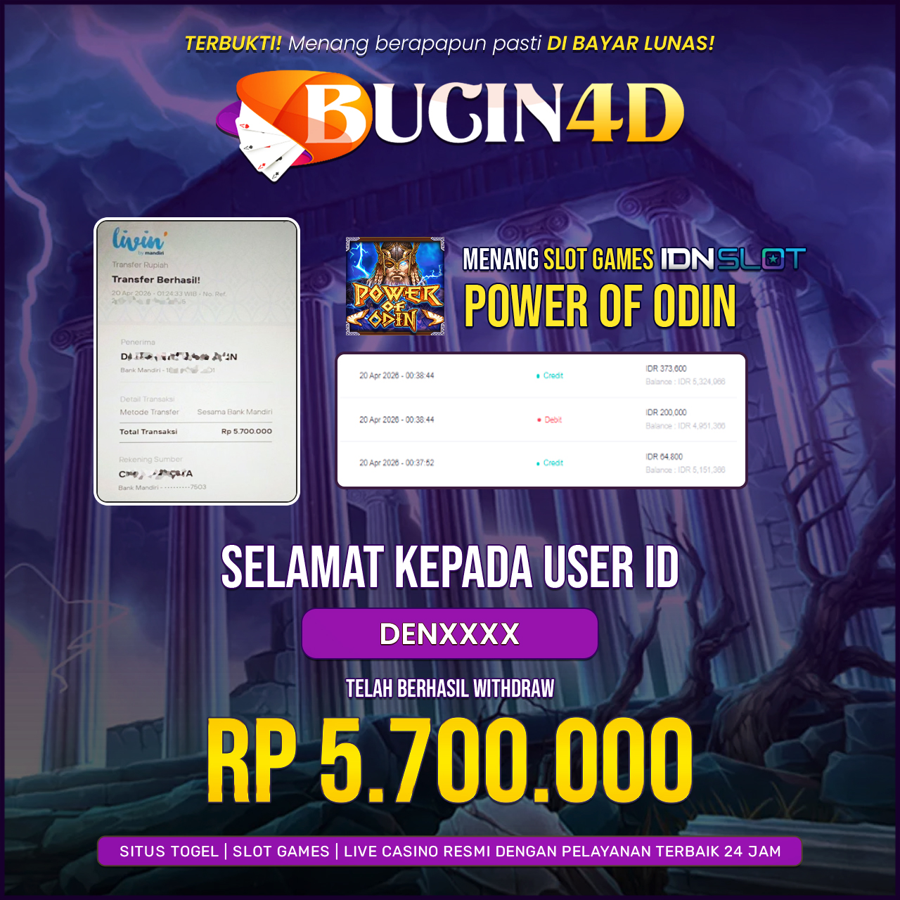 BUKTI JP SLOT IDNSLOT